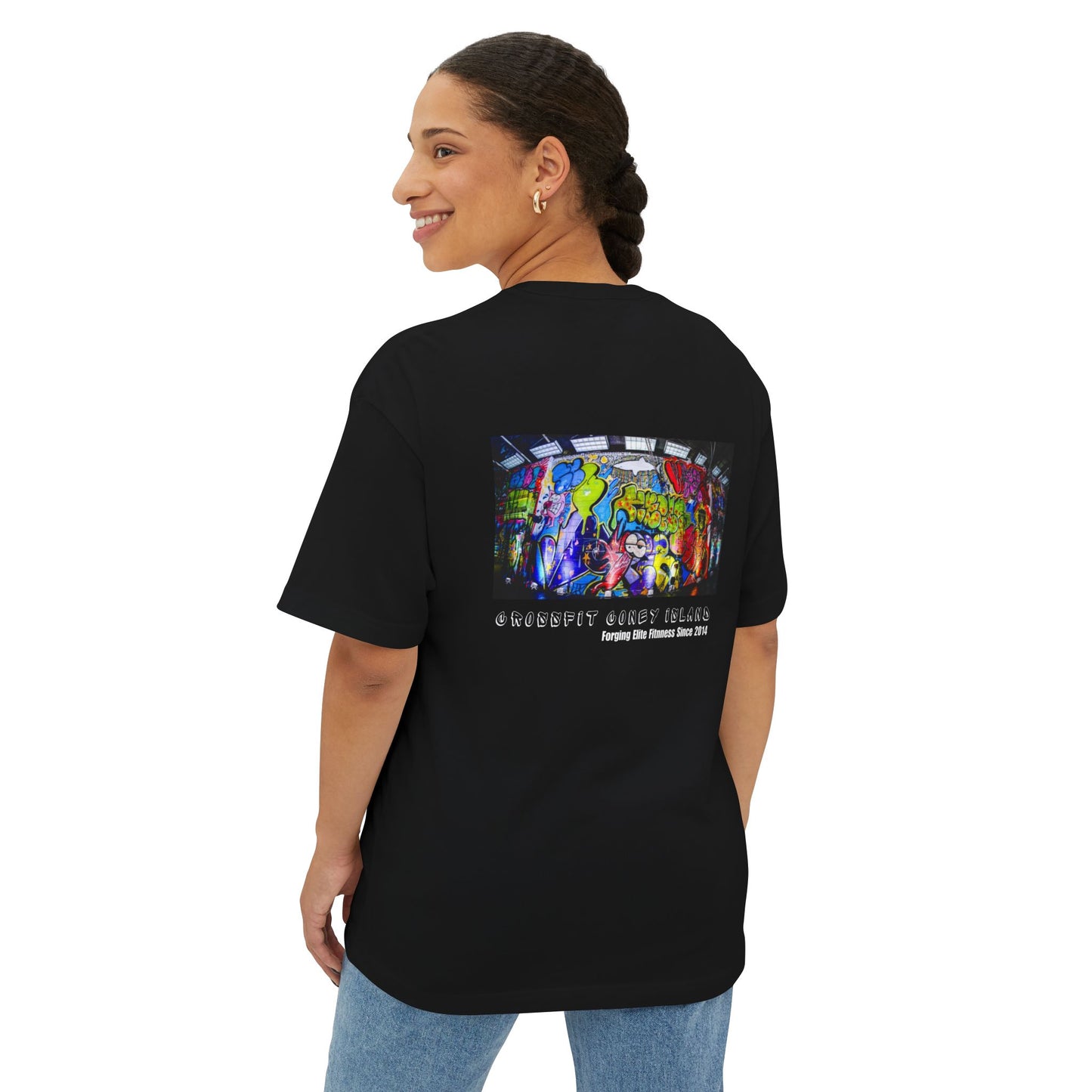 Graffiti Wall (Ten Years Strong Limited Edition) - Unisex Oversized Boxy Tee