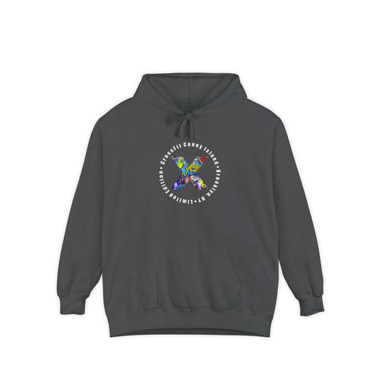 10 YEARS STRONG - LIMITED EDITION - Unisex Garment-Dyed Hoodie