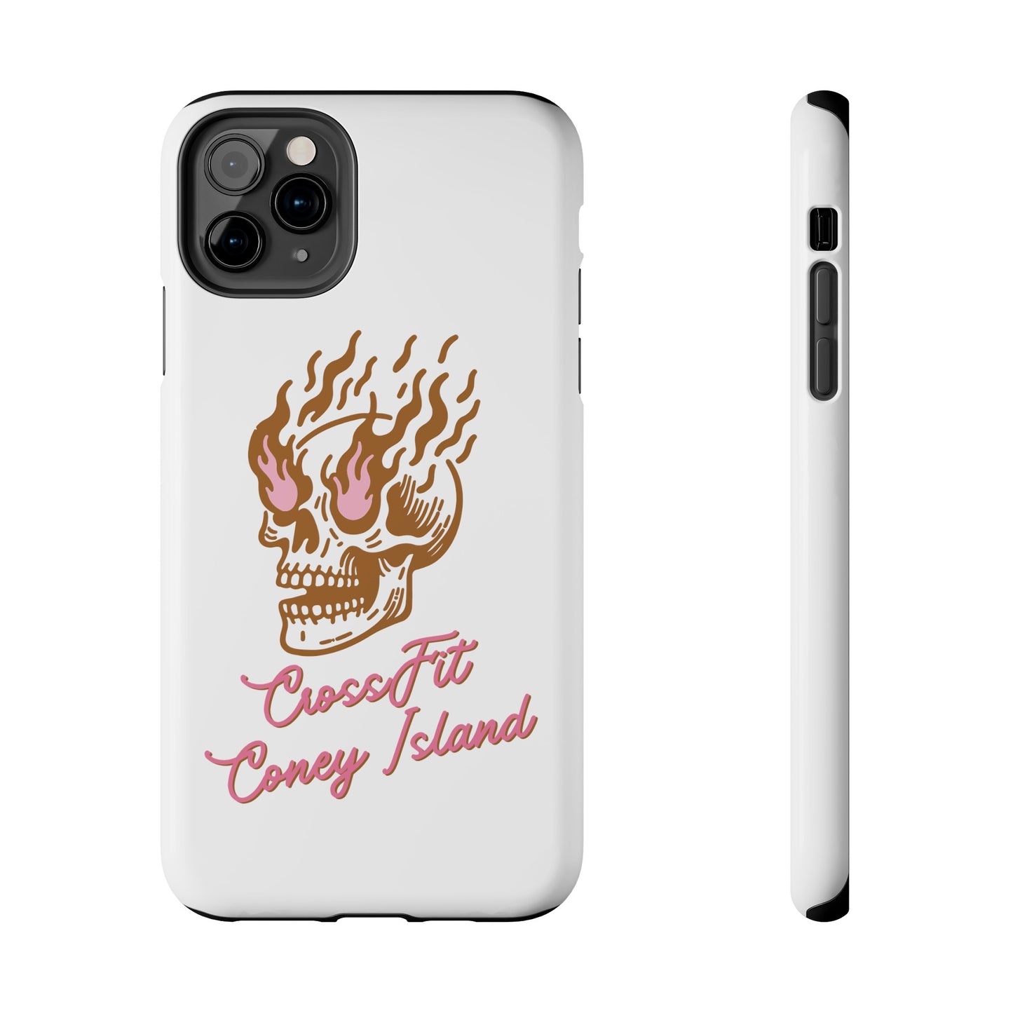 Skull on Fire - Phone Cases