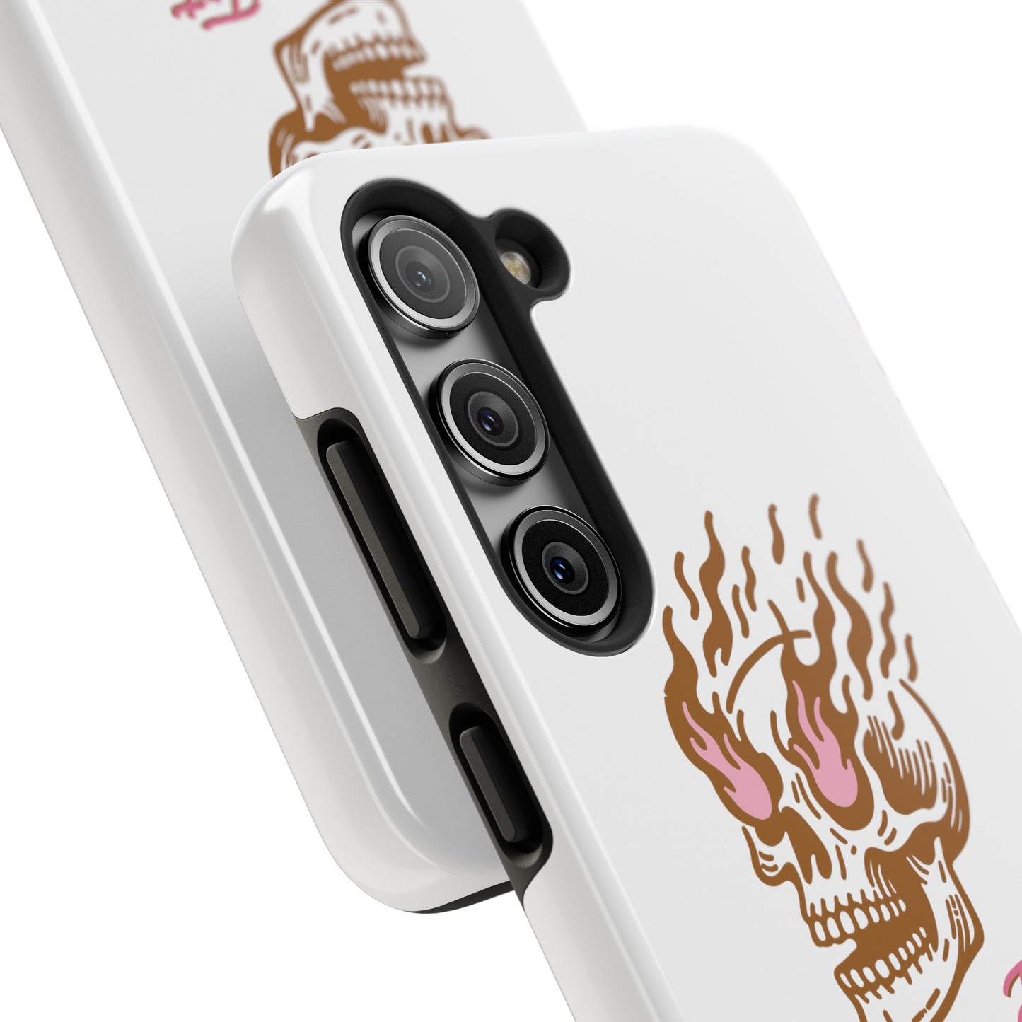 Skull on Fire - Phone Cases