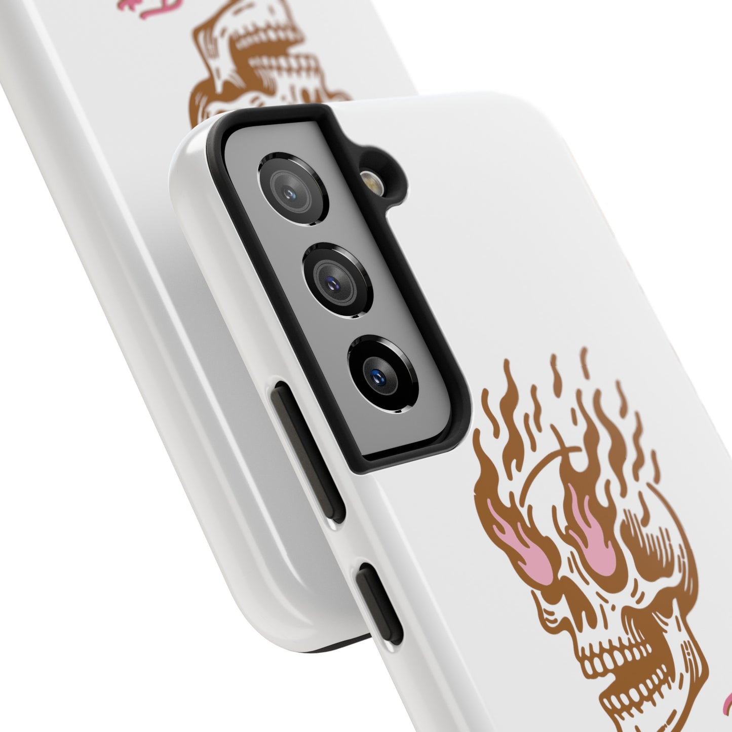 Skull on Fire - Phone Cases