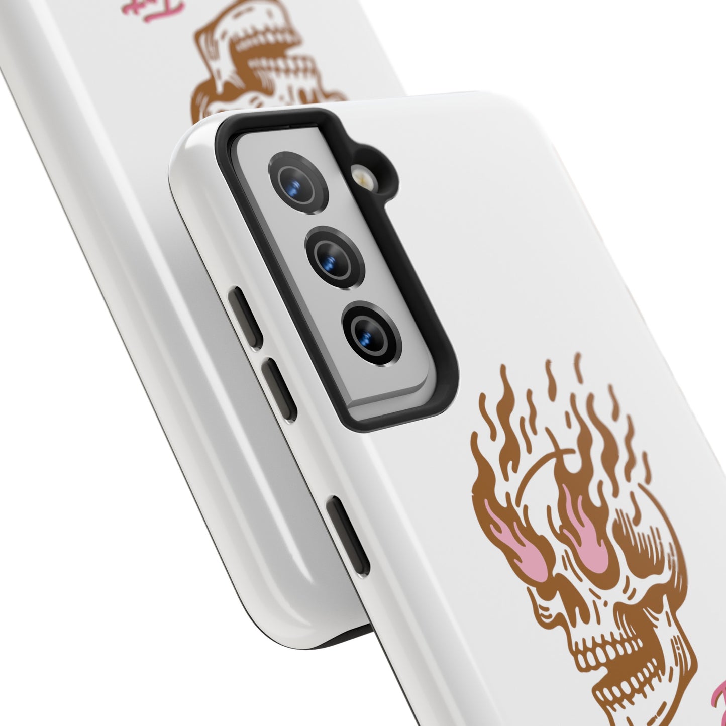 Skull on Fire - Phone Cases