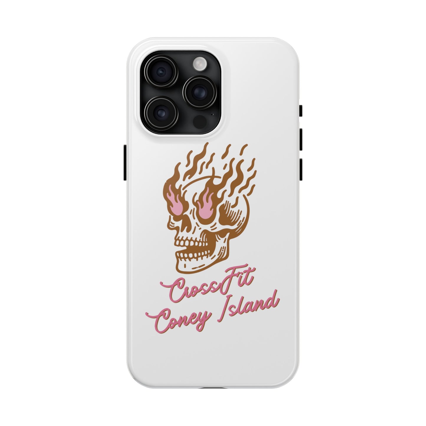 Skull on Fire - Phone Cases