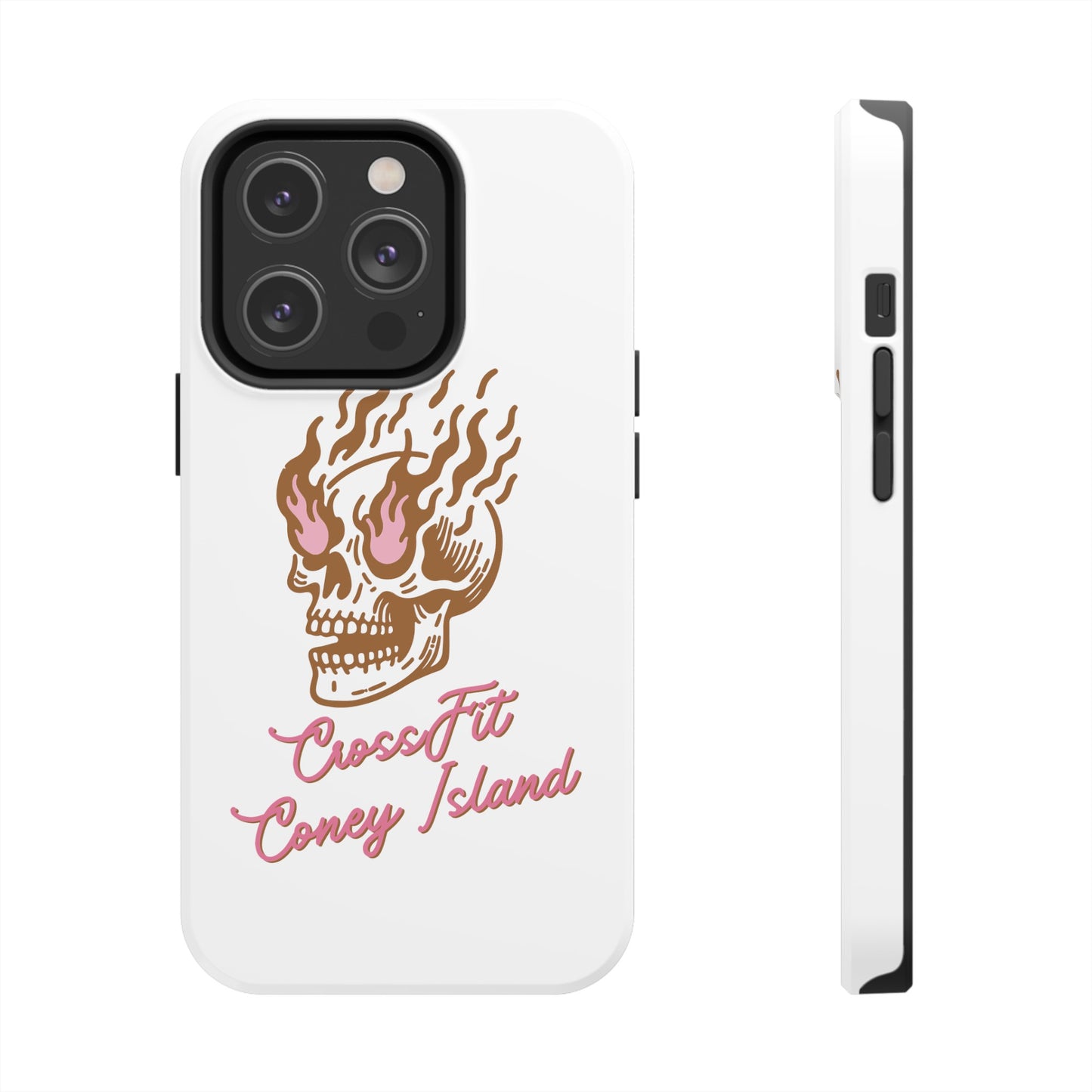 Skull on Fire - Phone Cases