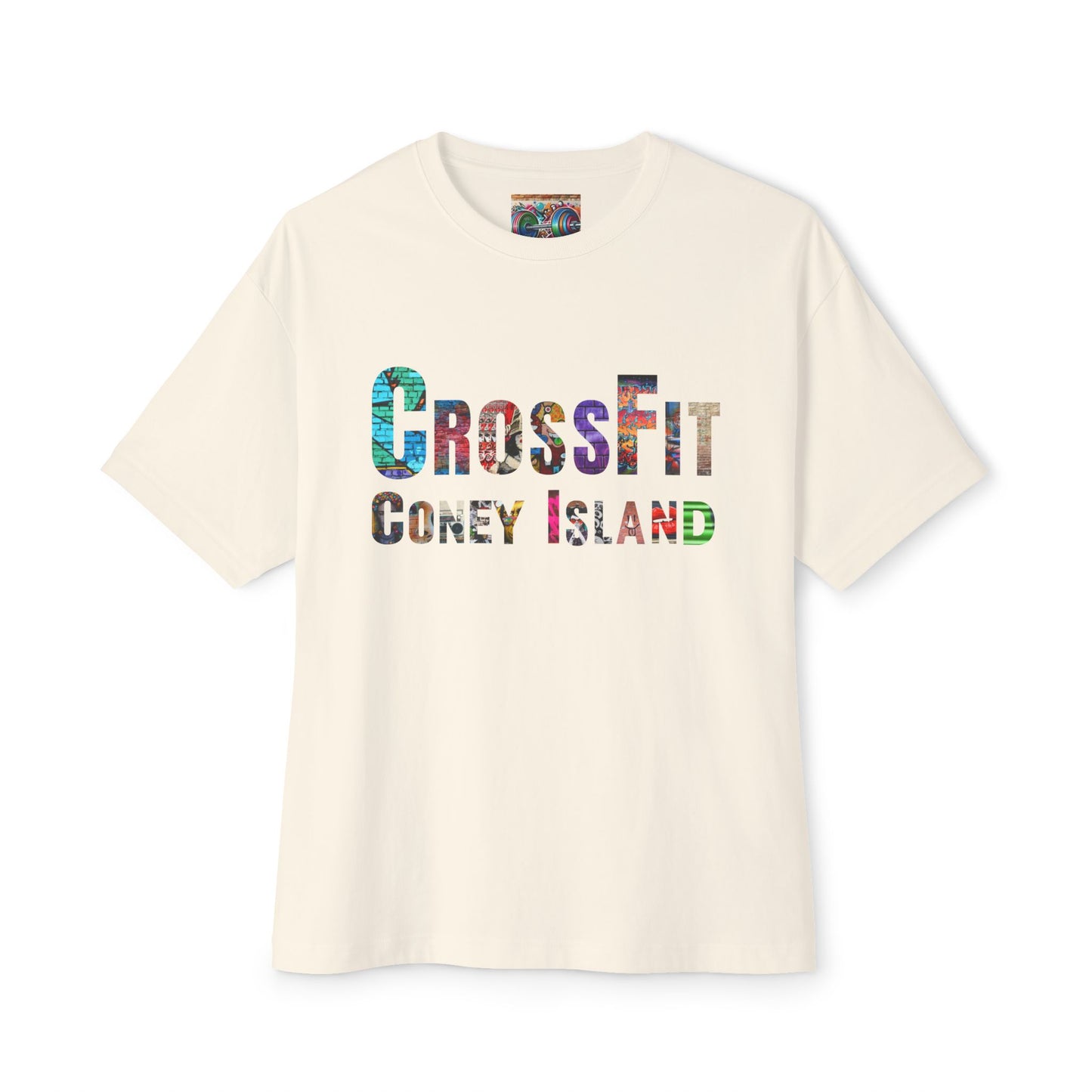 CrossFit Coney Island Graffiti - Unisex Oversized Boxy Tee