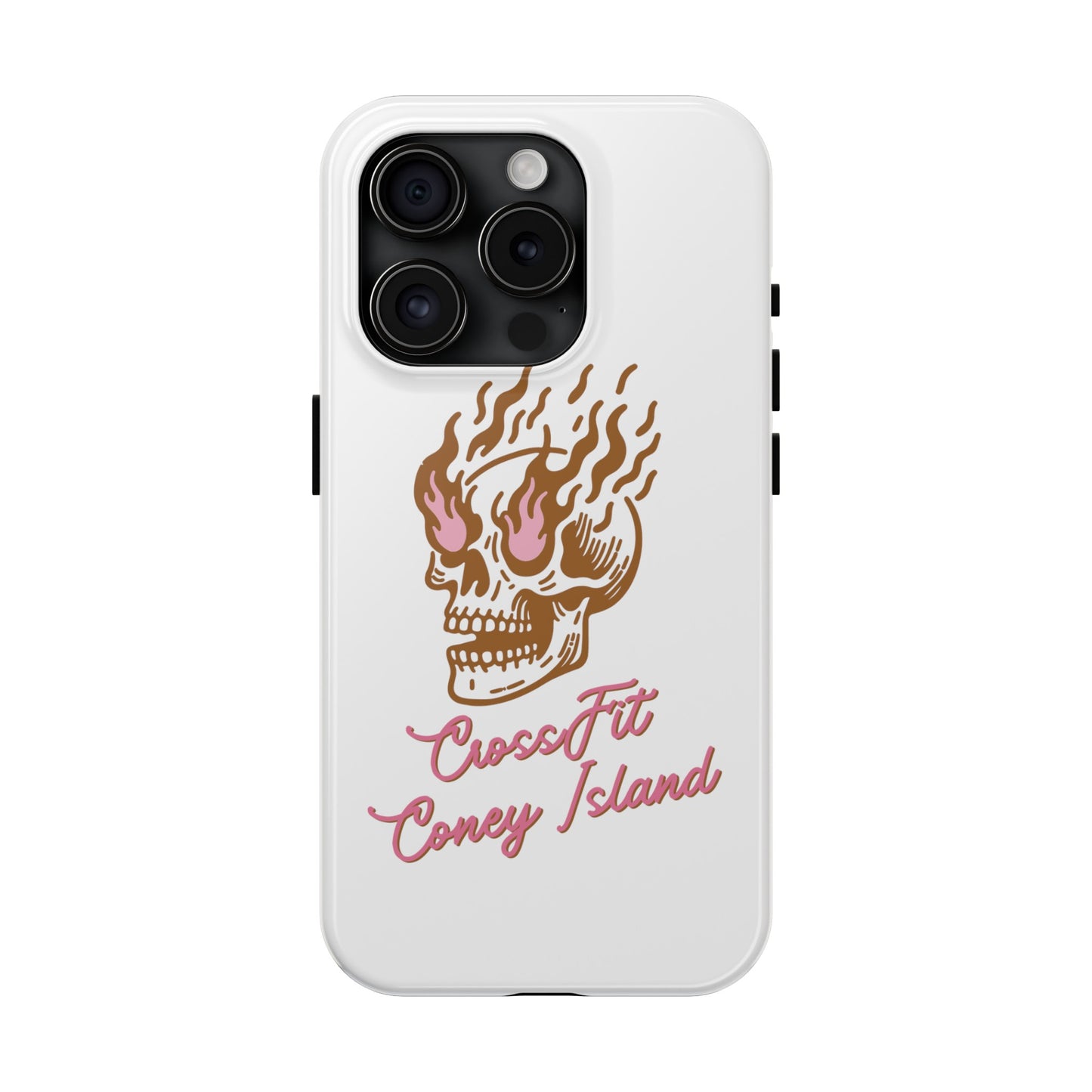 Skull on Fire - Phone Cases