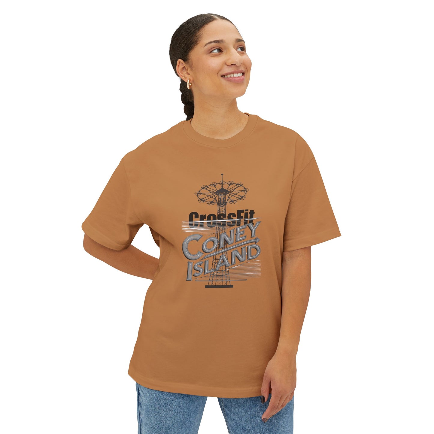 Parachute Drop - Unisex Oversized Boxy Tee