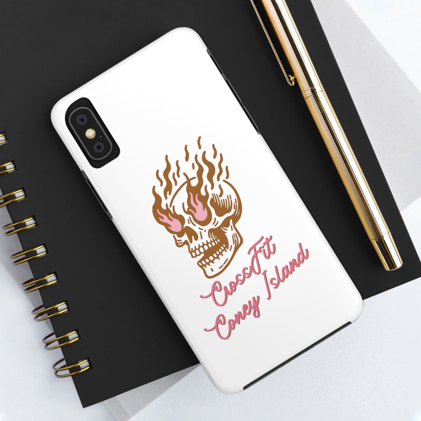 Skull on Fire - Phone Cases