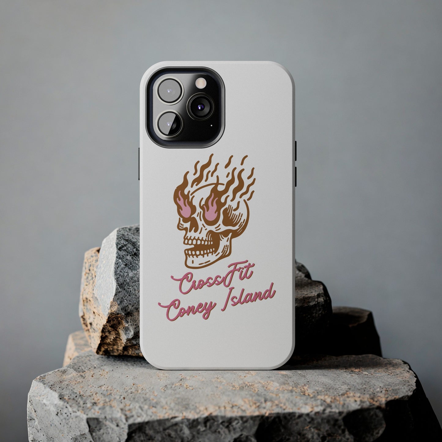 Skull on Fire - Phone Cases