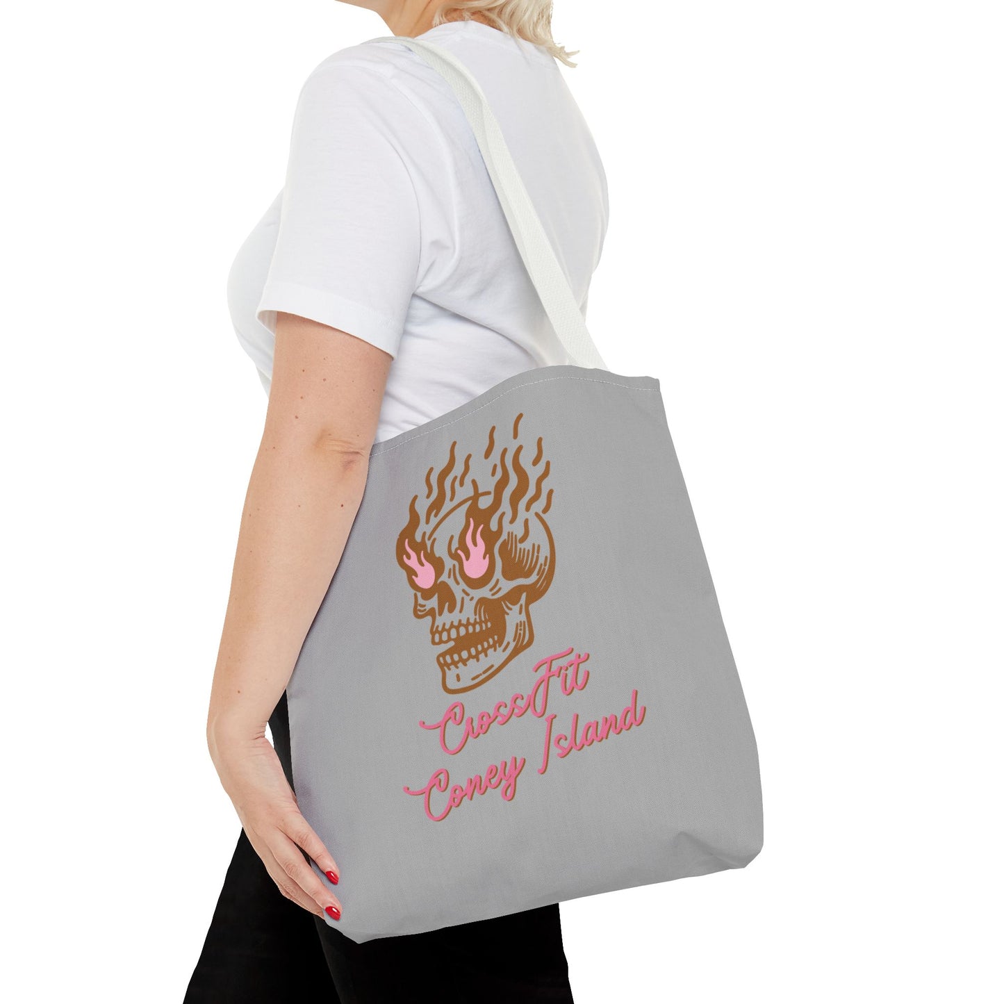 Everything Is Fine - Skull on Fire - Tote Bag