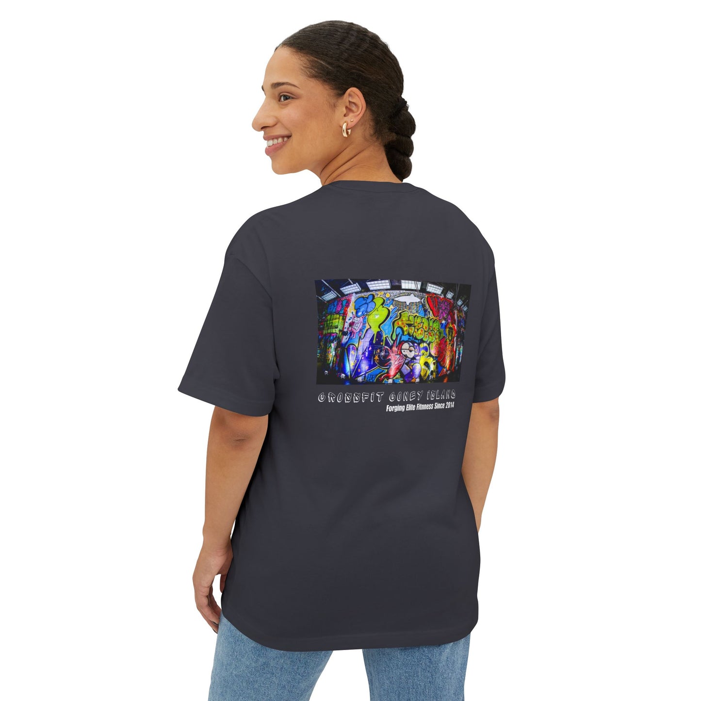 Graffiti Wall (Ten Years Strong Limited Edition) - Unisex Oversized Boxy Tee