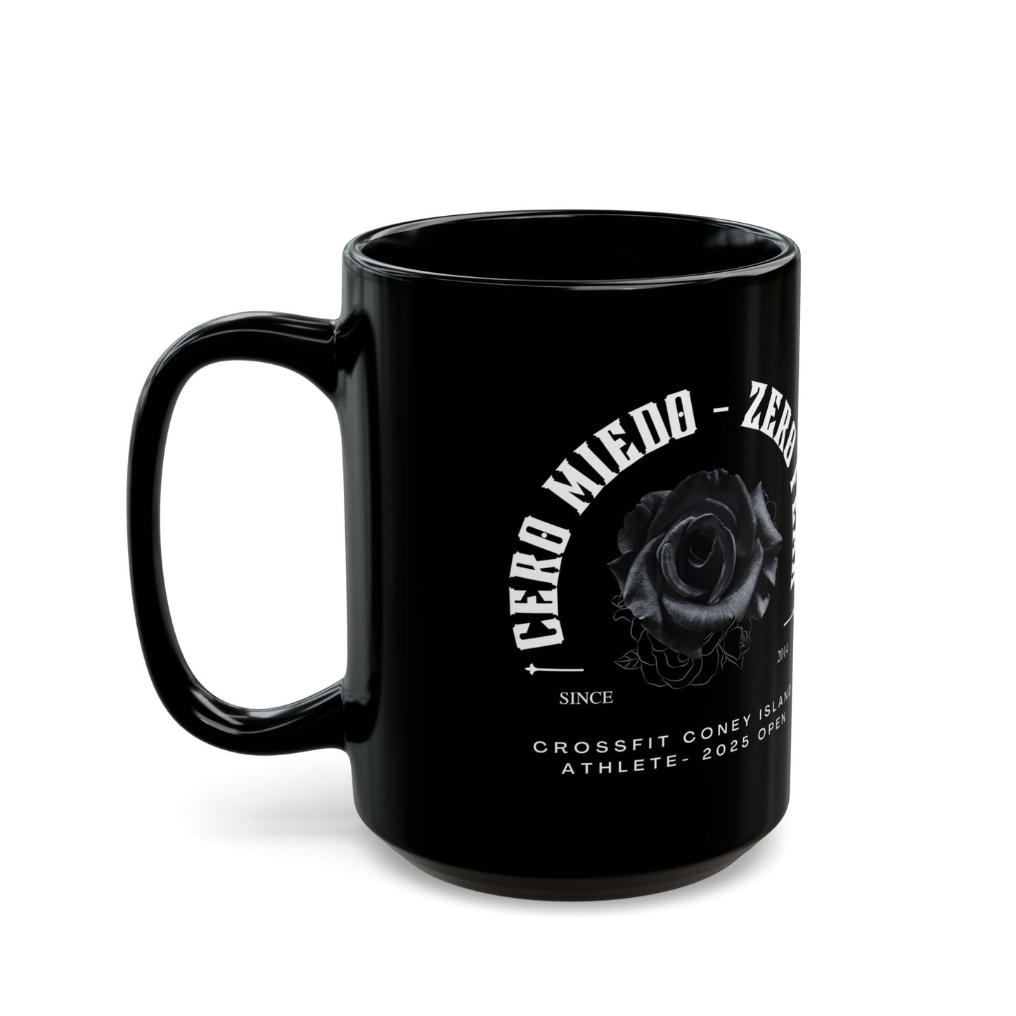 Cero Miedo - Zero Fear Black Mug (11oz, 15oz)