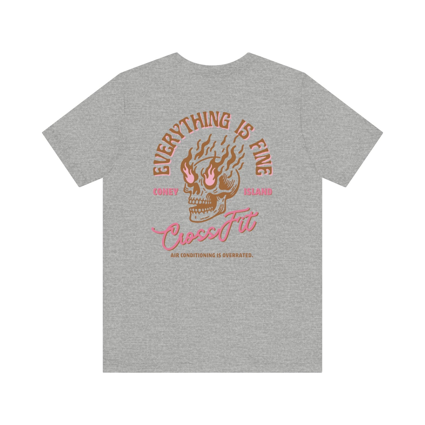 Everything is Fine - T-shirt (Sand and Pink)