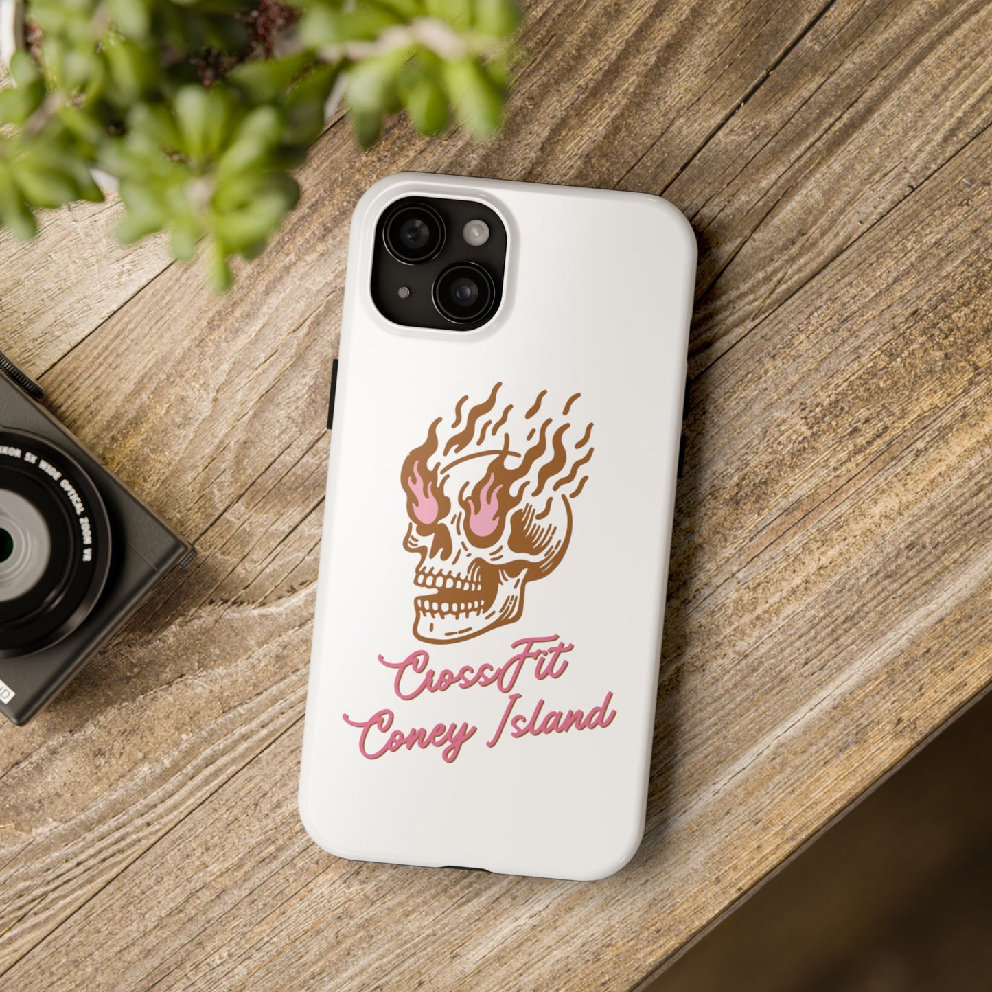 Skull on Fire - Phone Cases