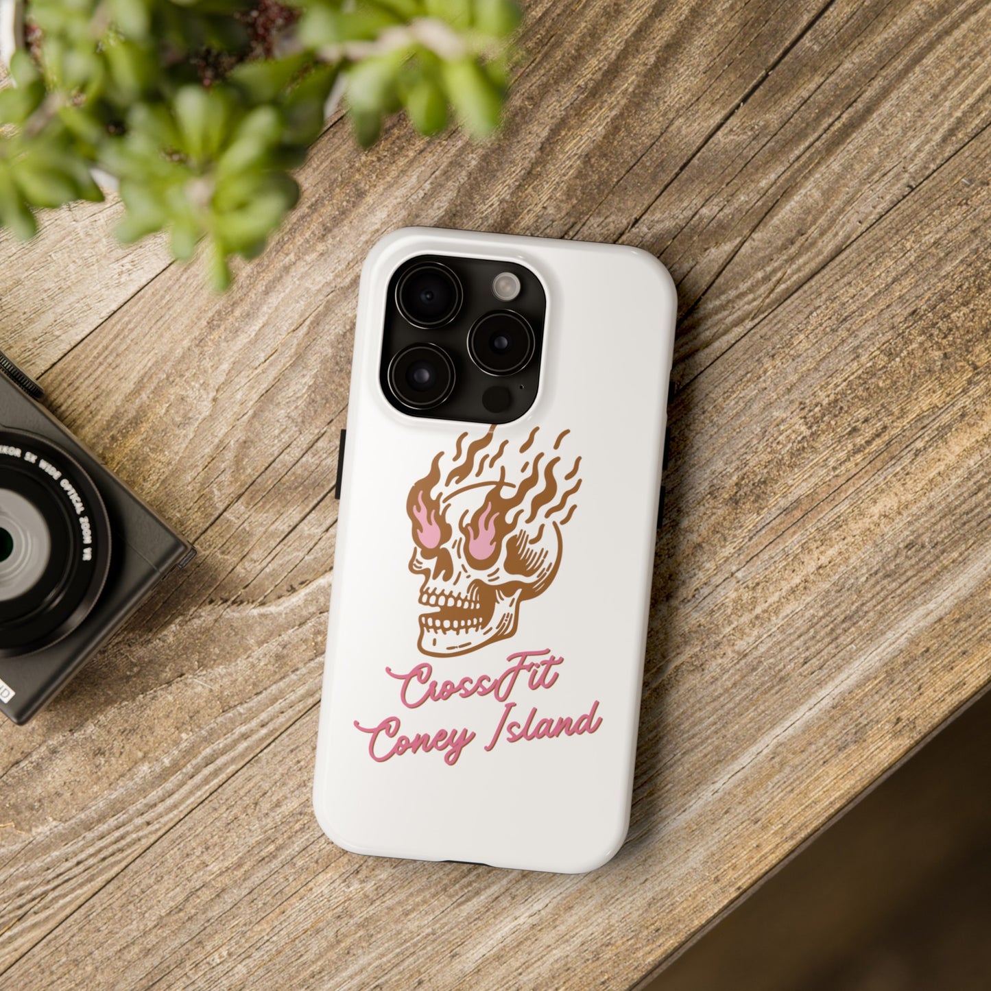 Skull on Fire - Phone Cases