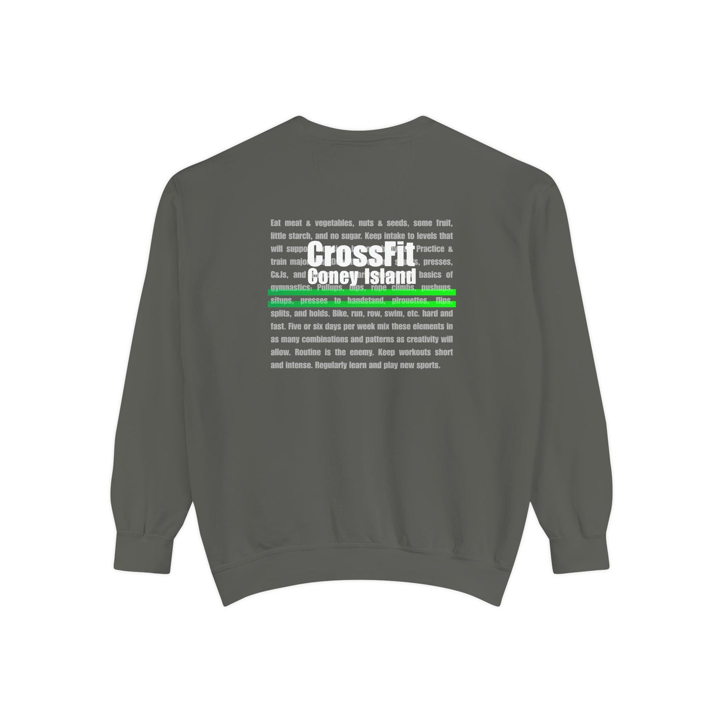 CFCI Stripes 2.0 / 100 Words of Fitness - Crew Sweatshirt