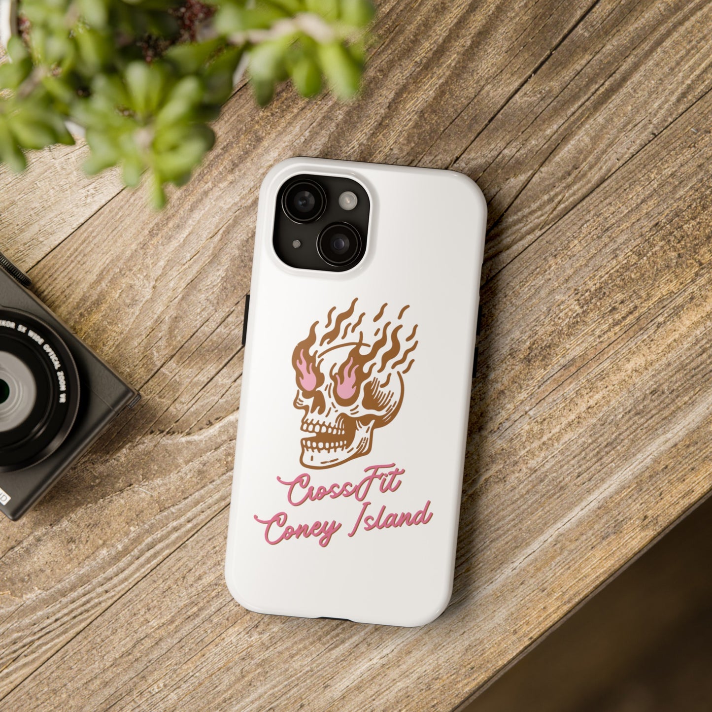 Skull on Fire - Phone Cases