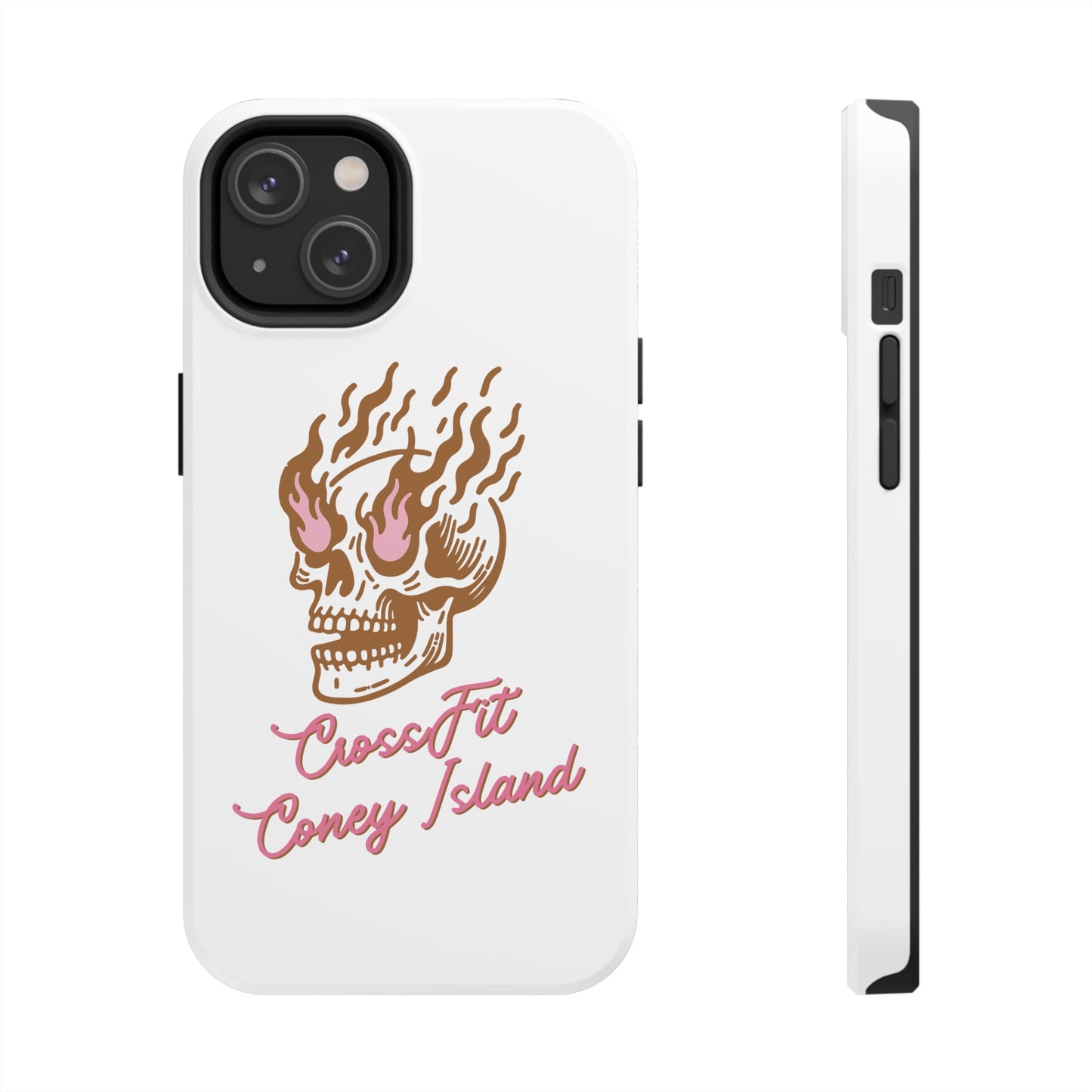 Skull on Fire - Phone Cases