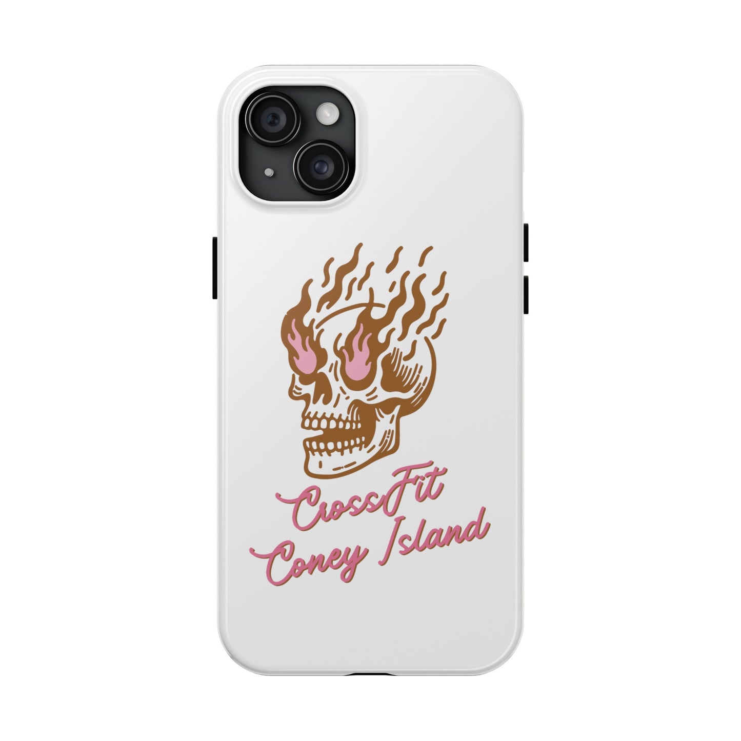 Skull on Fire - Phone Cases