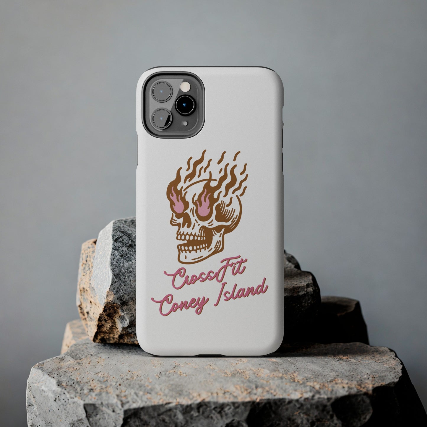 Skull on Fire - Phone Cases