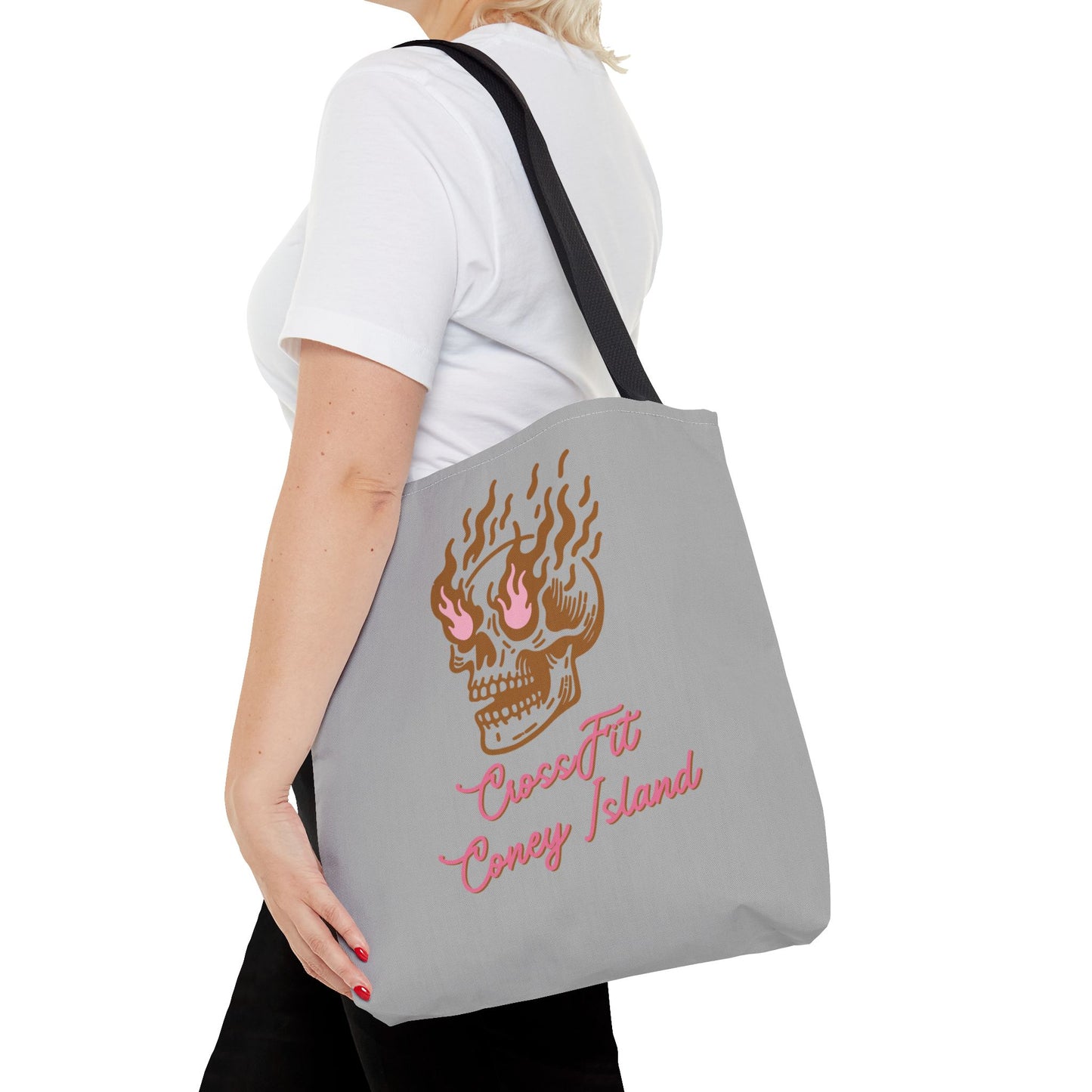 Everything Is Fine - Skull on Fire - Tote Bag