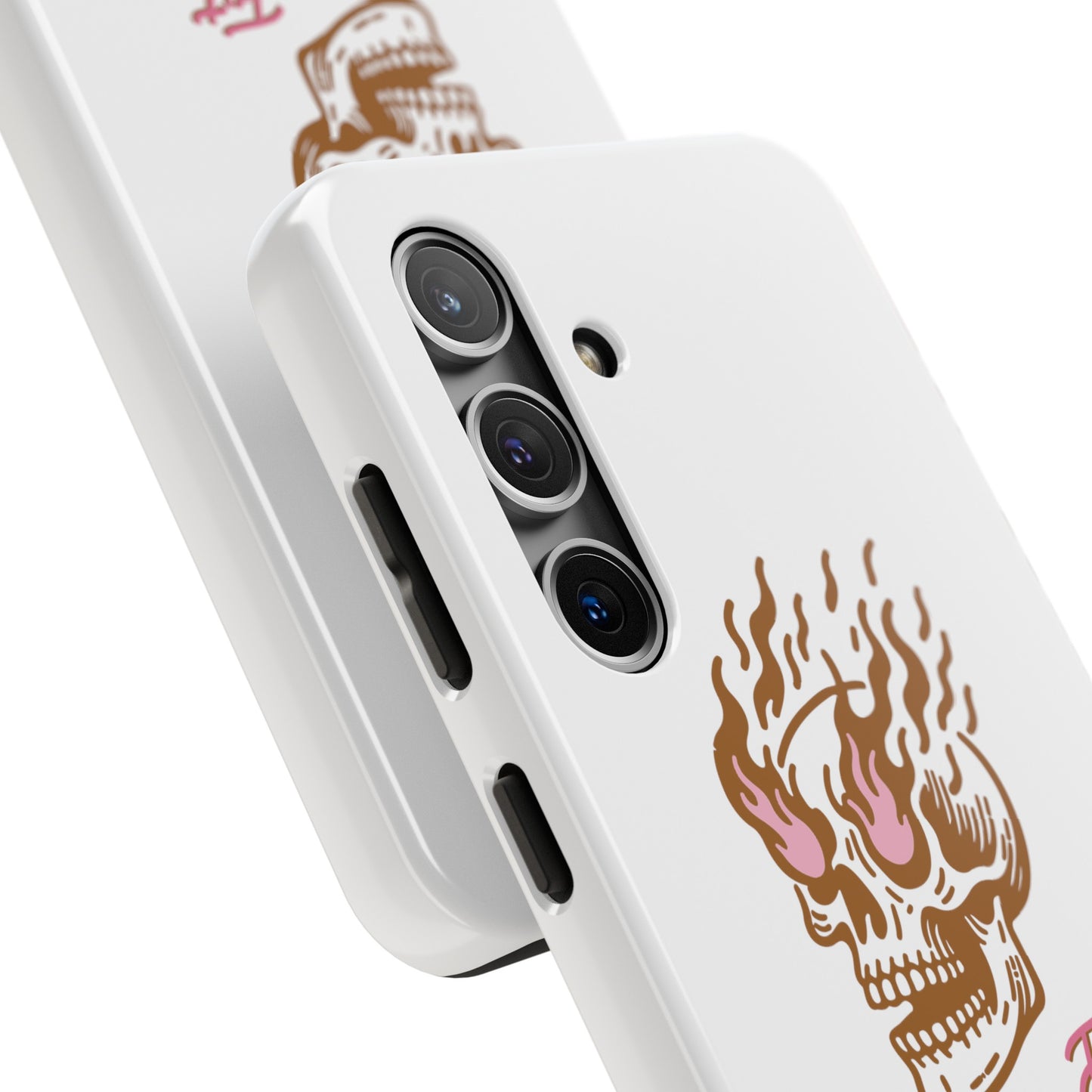 Skull on Fire - Phone Cases