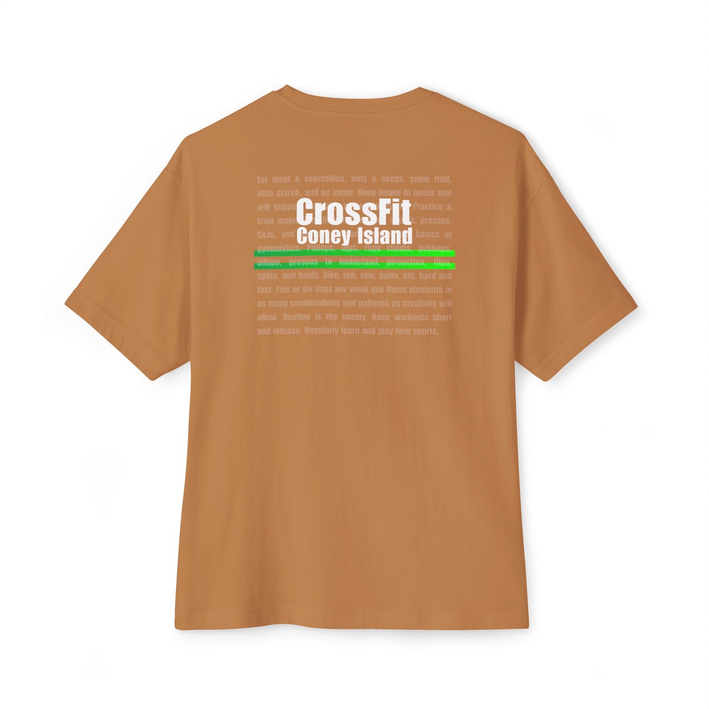 100 WORDS OF FITNESS — Oversized Shirt