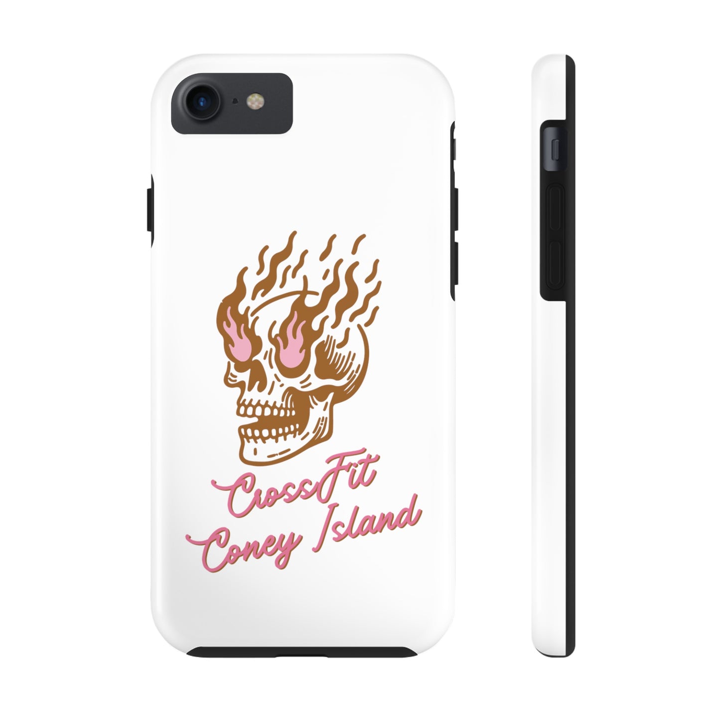 Skull on Fire - Phone Cases