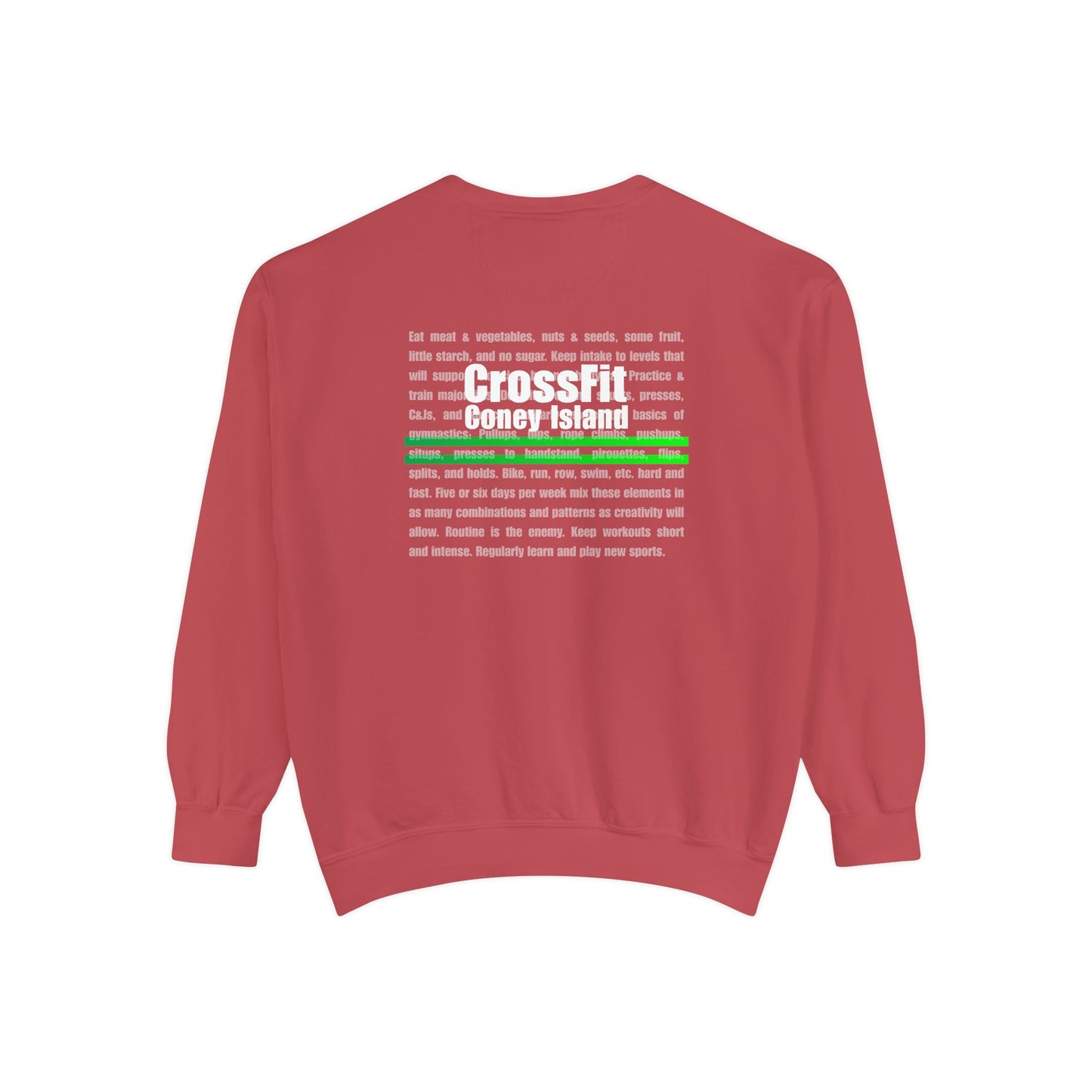 CFCI Stripes 2.0 / 100 Words of Fitness - Crew Sweatshirt
