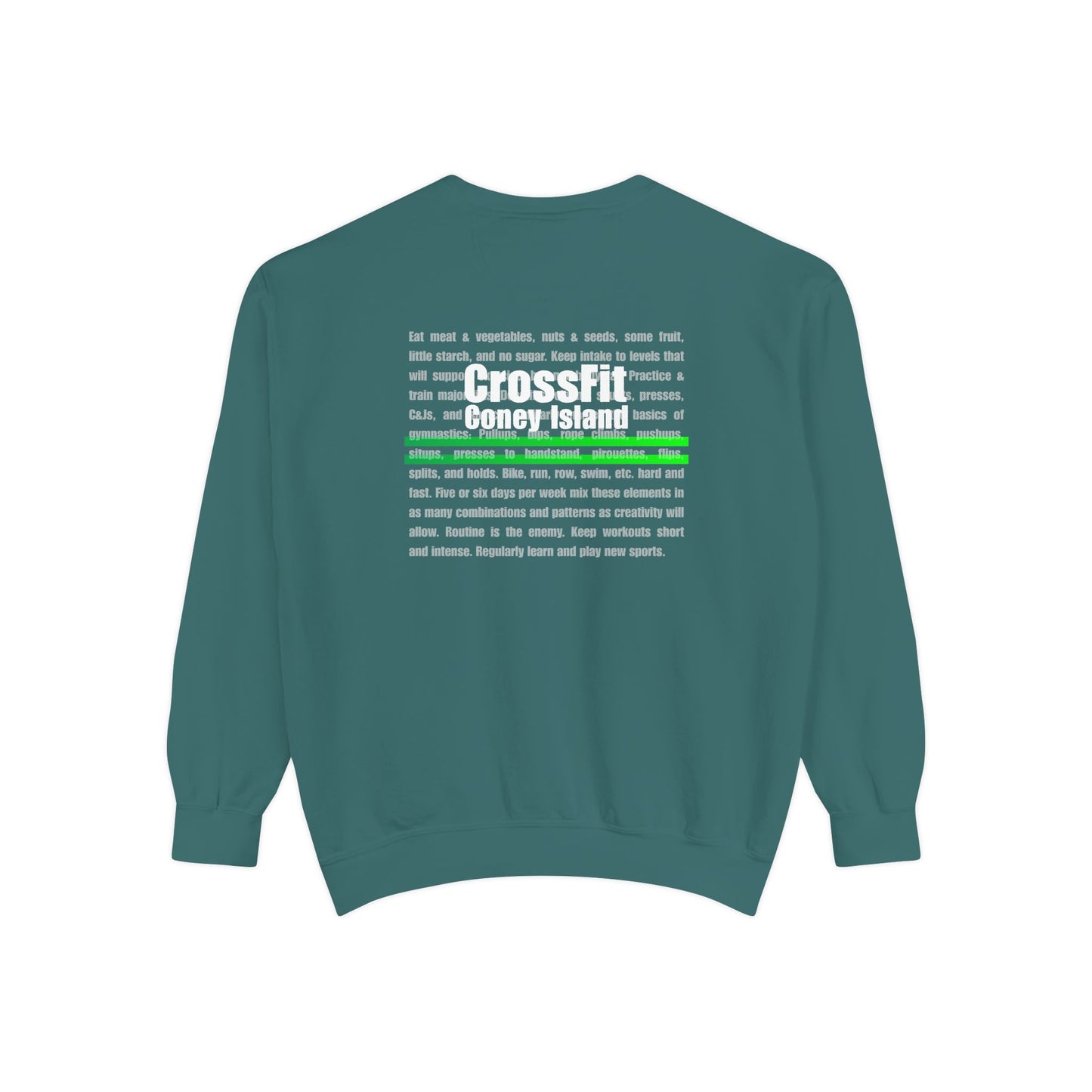 CFCI Stripes 2.0 / 100 Words of Fitness - Crew Sweatshirt