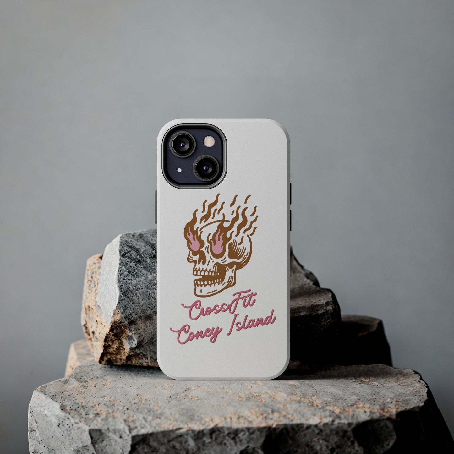 Skull on Fire - Phone Cases