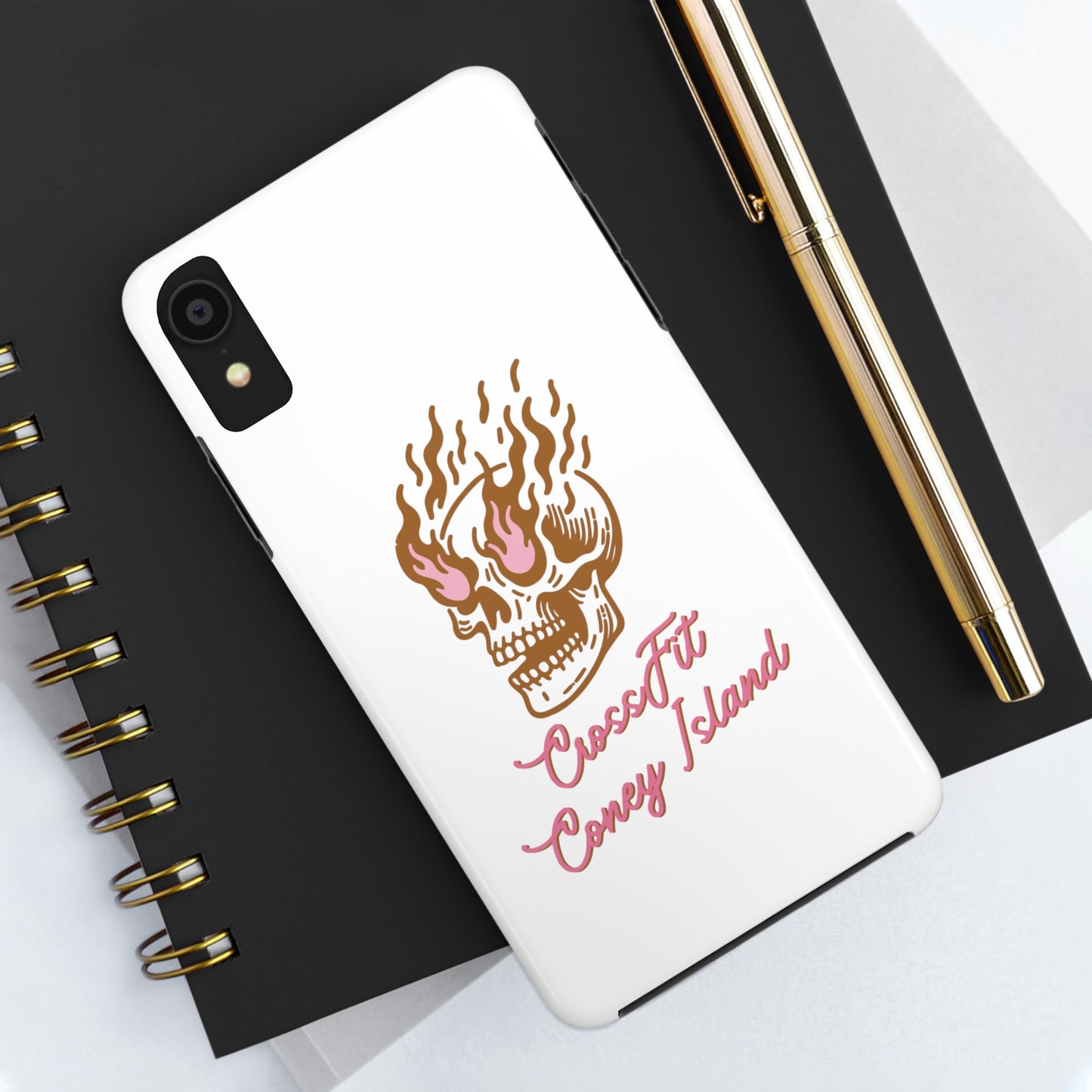 Skull on Fire - Phone Cases