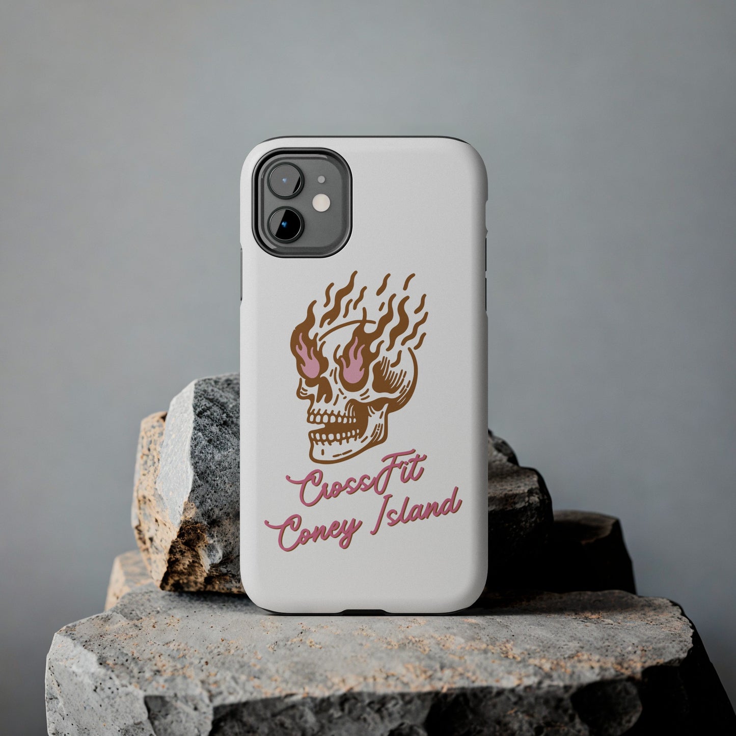 Skull on Fire - Phone Cases