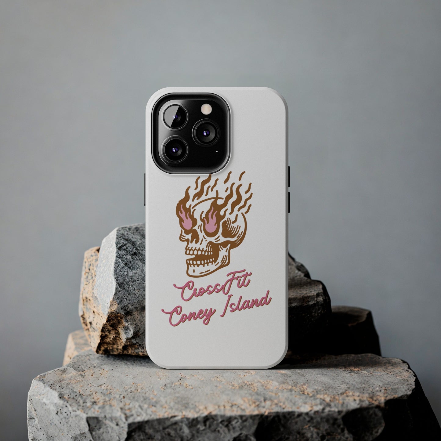 Skull on Fire - Phone Cases