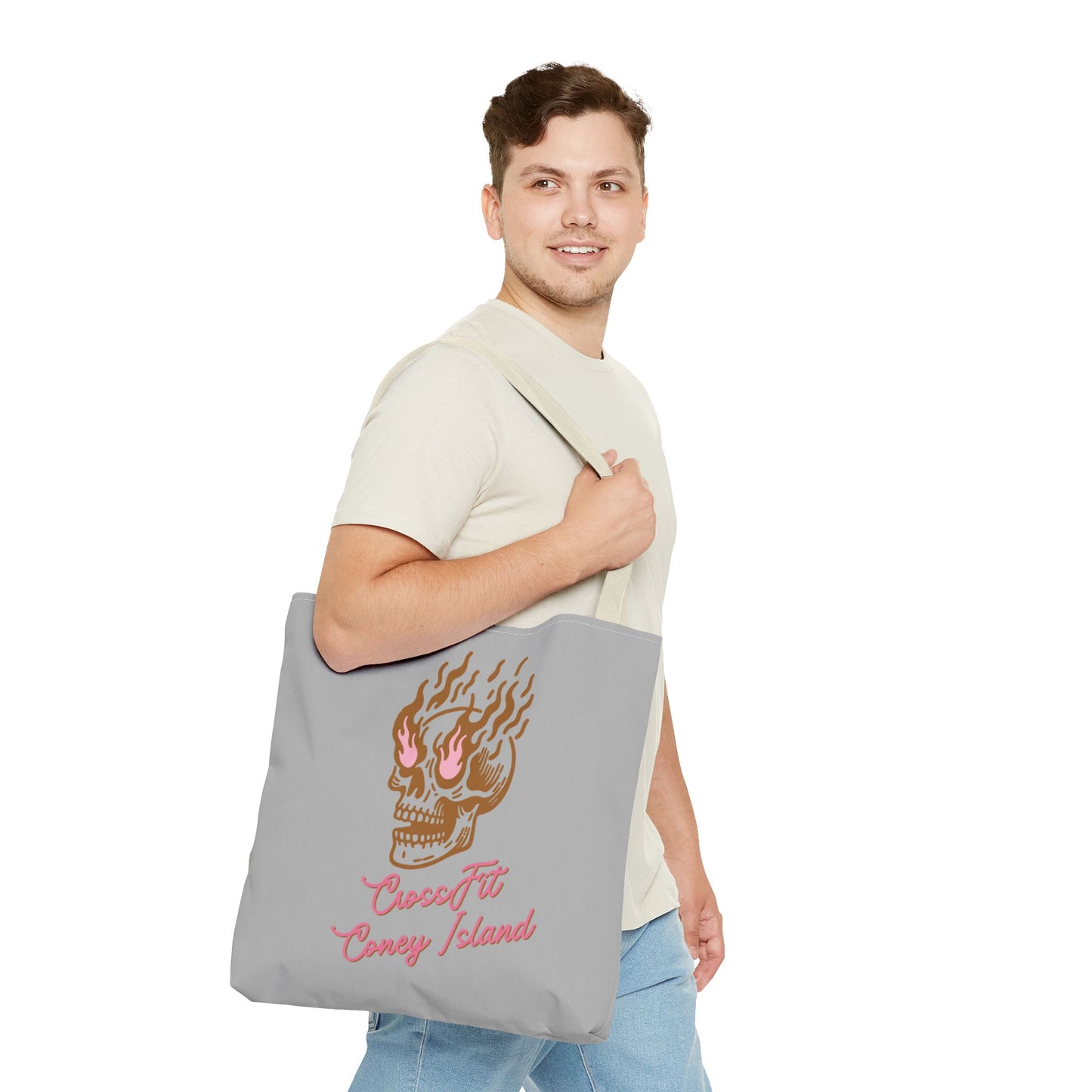 Everything Is Fine - Skull on Fire - Tote Bag