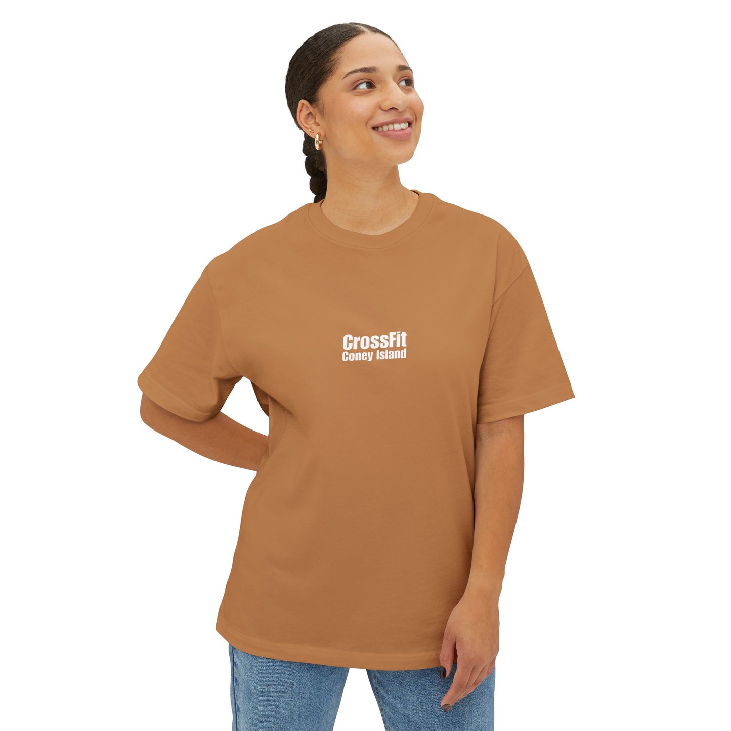 CrossFit Coney Island - Strength is Never a Weakness -  Unisex Oversized Boxy Tee