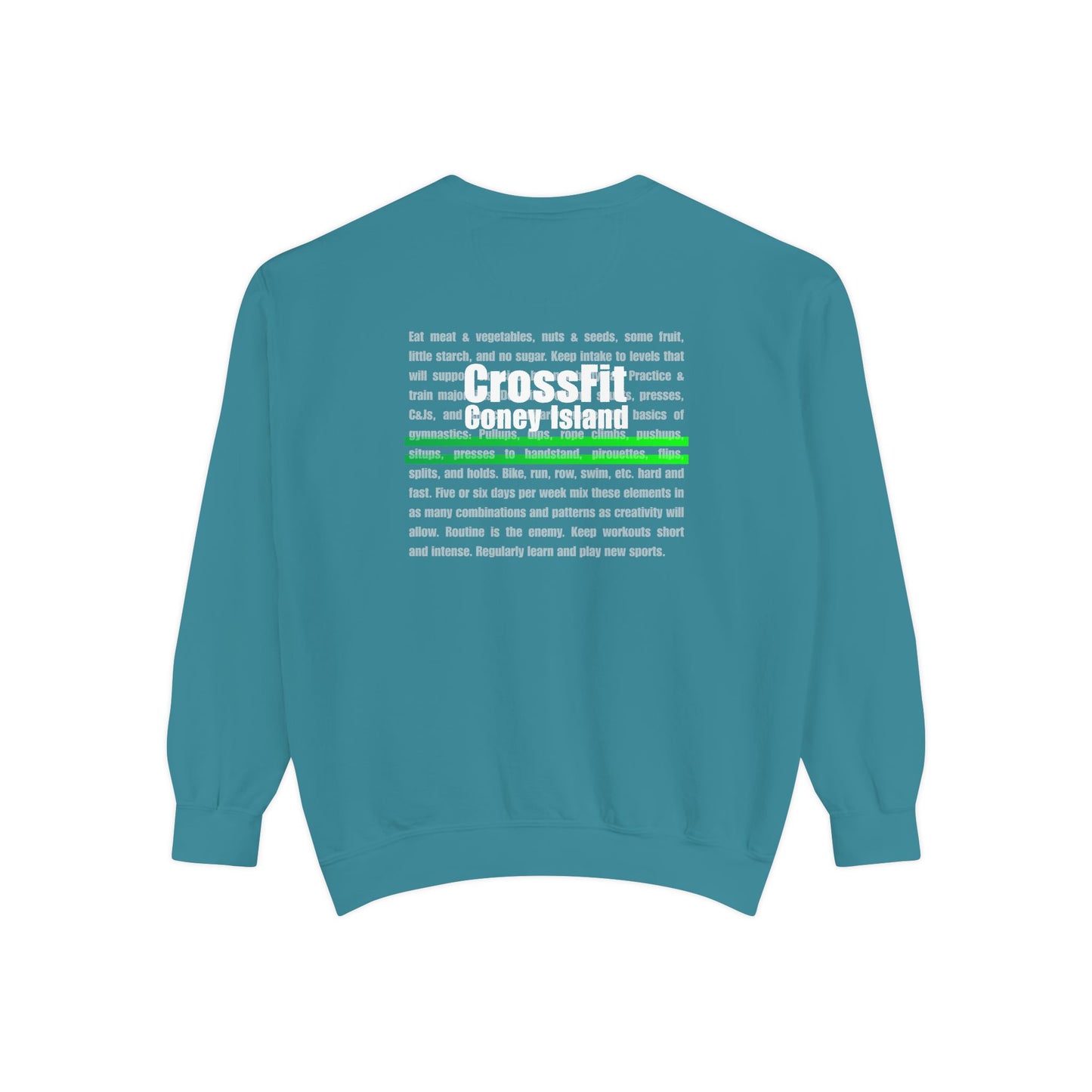 CFCI Stripes 2.0 / 100 Words of Fitness - Crew Sweatshirt