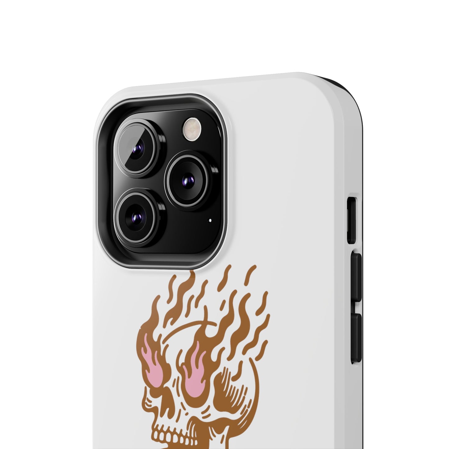 Skull on Fire - Phone Cases