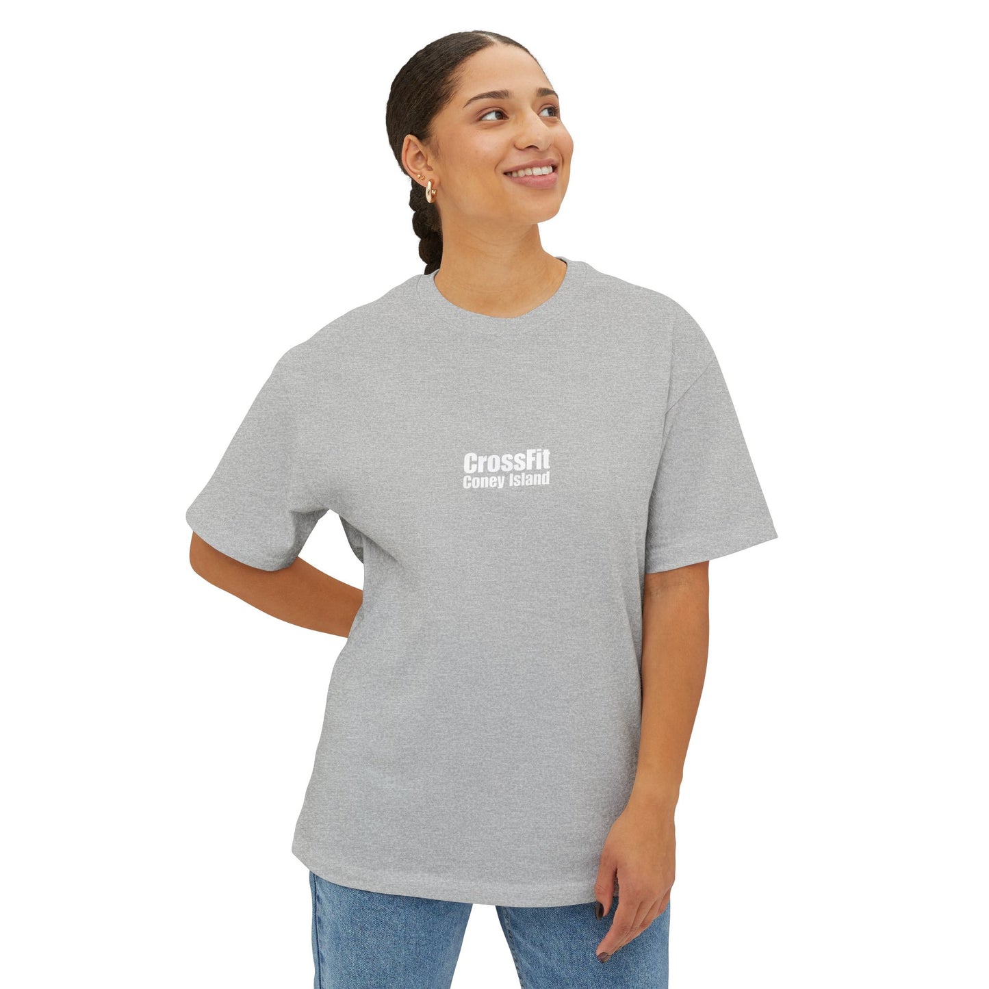 CrossFit Coney Island - Strength is Never a Weakness -  Unisex Oversized Boxy Tee