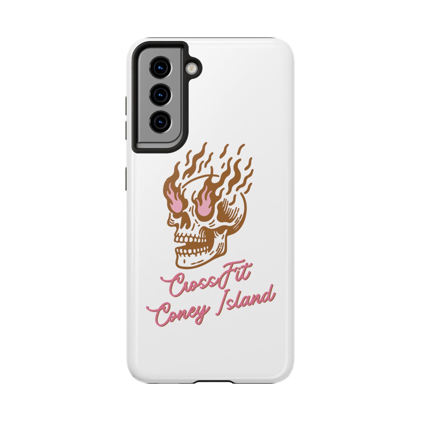 Skull on Fire - Phone Cases