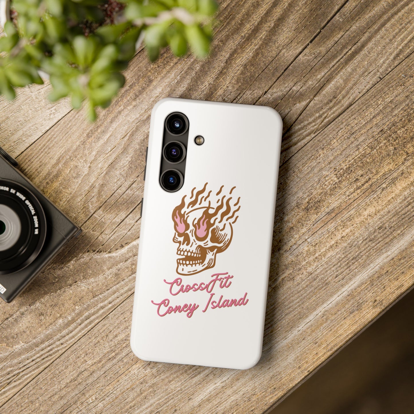 Skull on Fire - Phone Cases