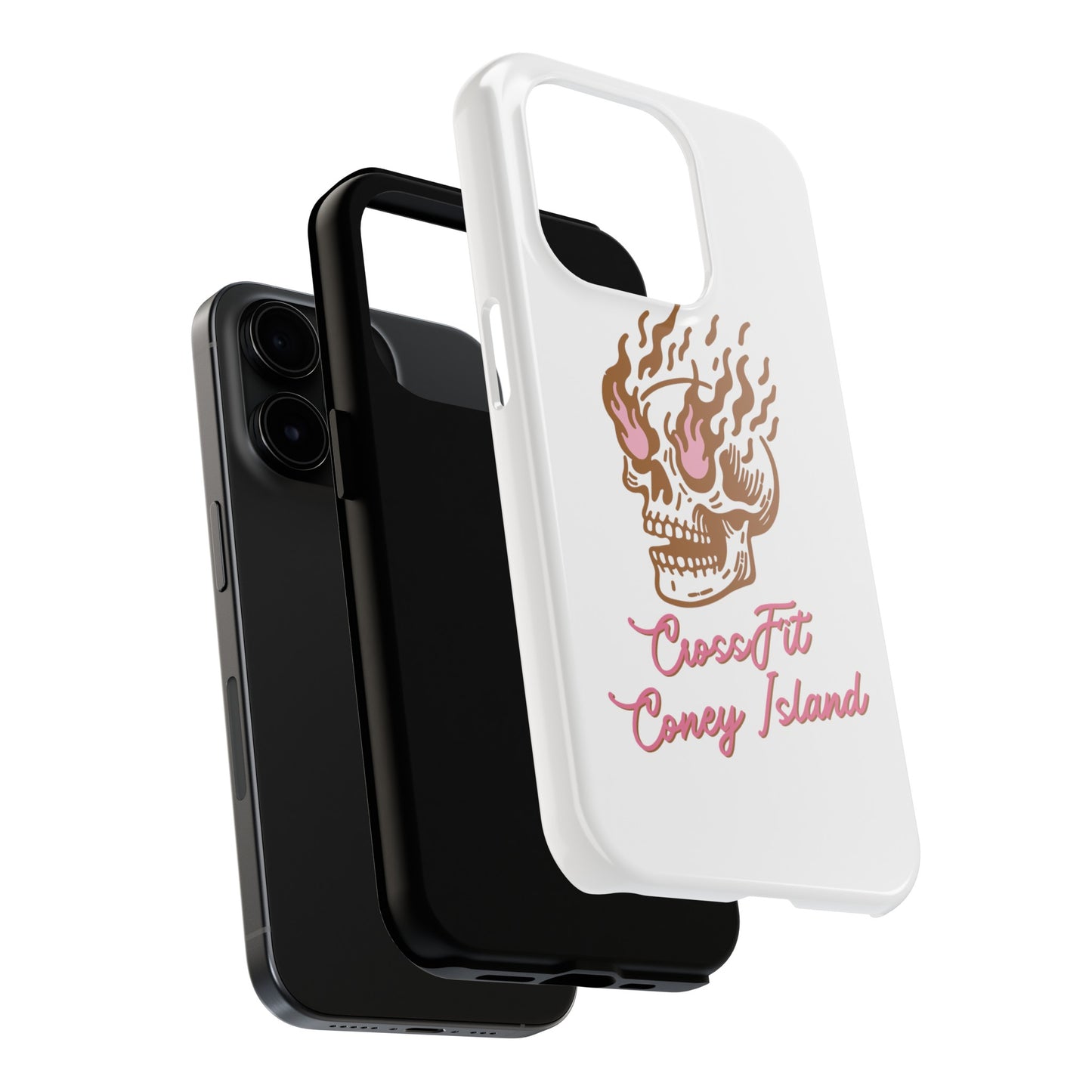 Skull on Fire - Phone Cases