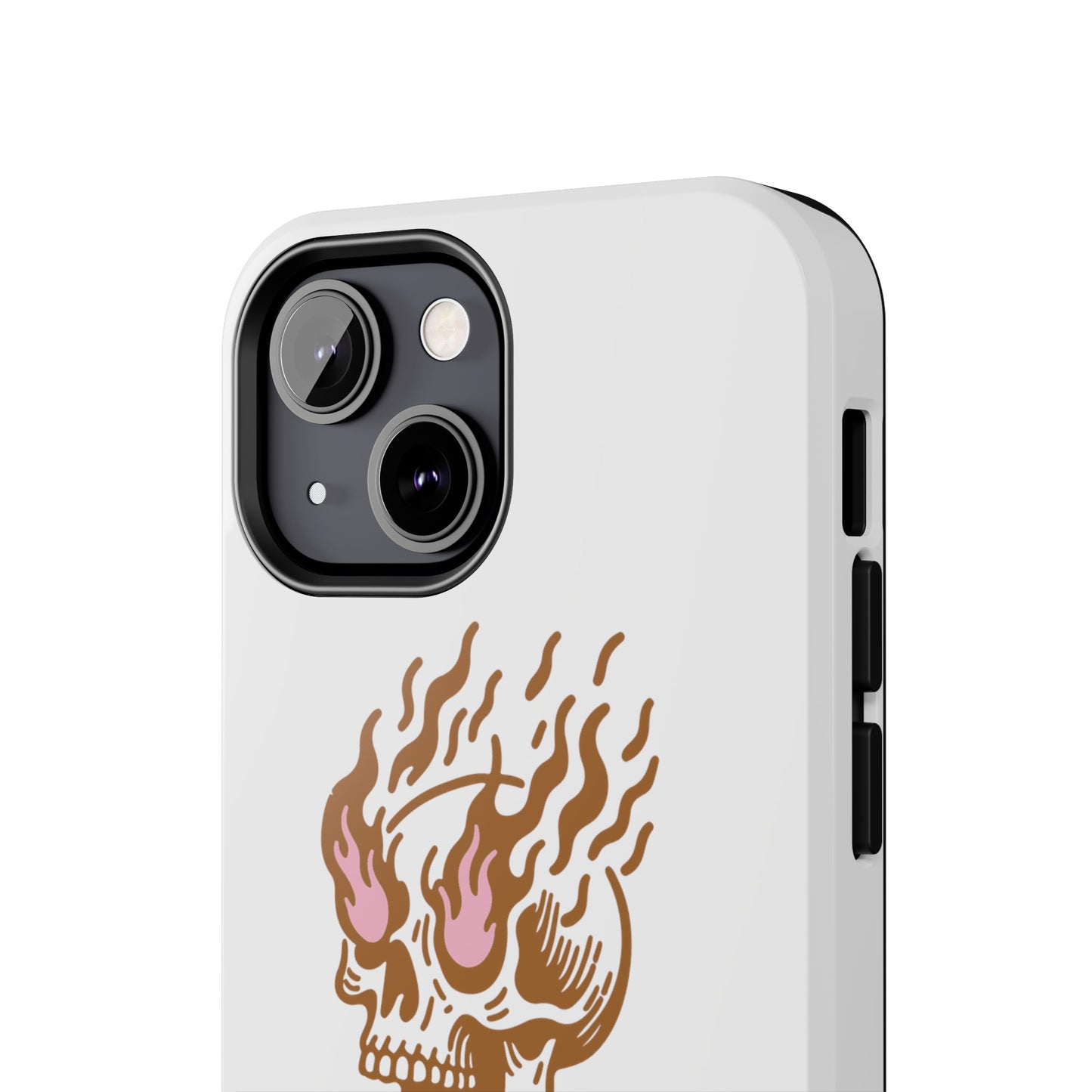 Skull on Fire - Phone Cases