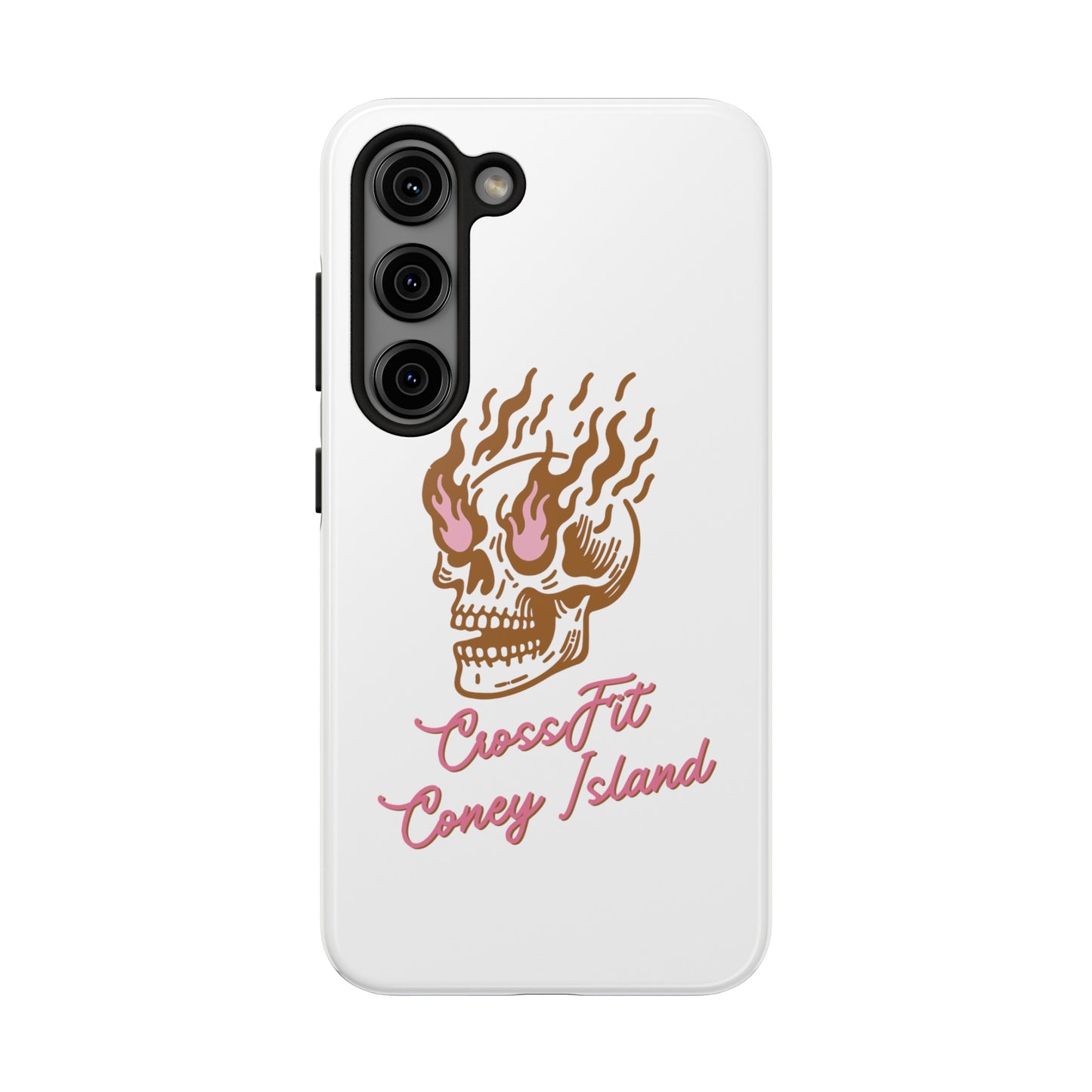 Skull on Fire - Phone Cases