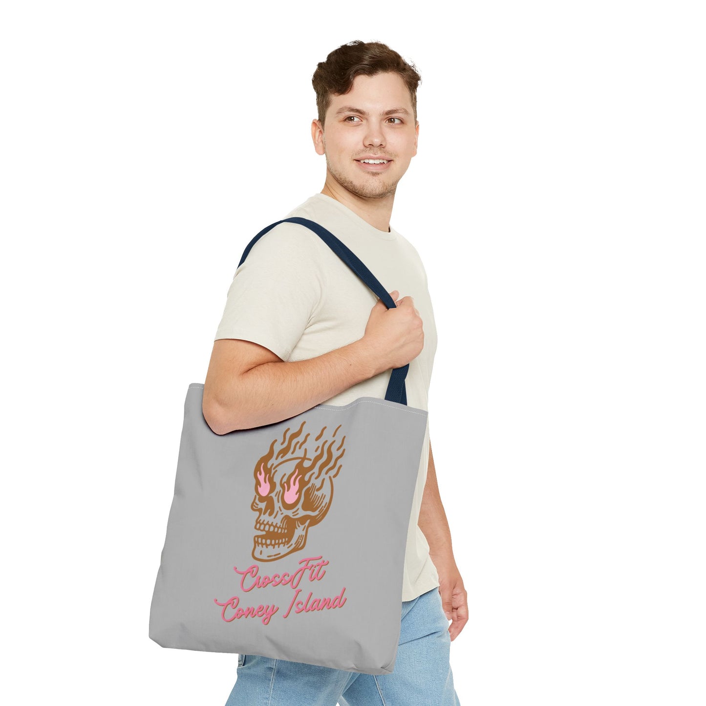 Everything Is Fine - Skull on Fire - Tote Bag