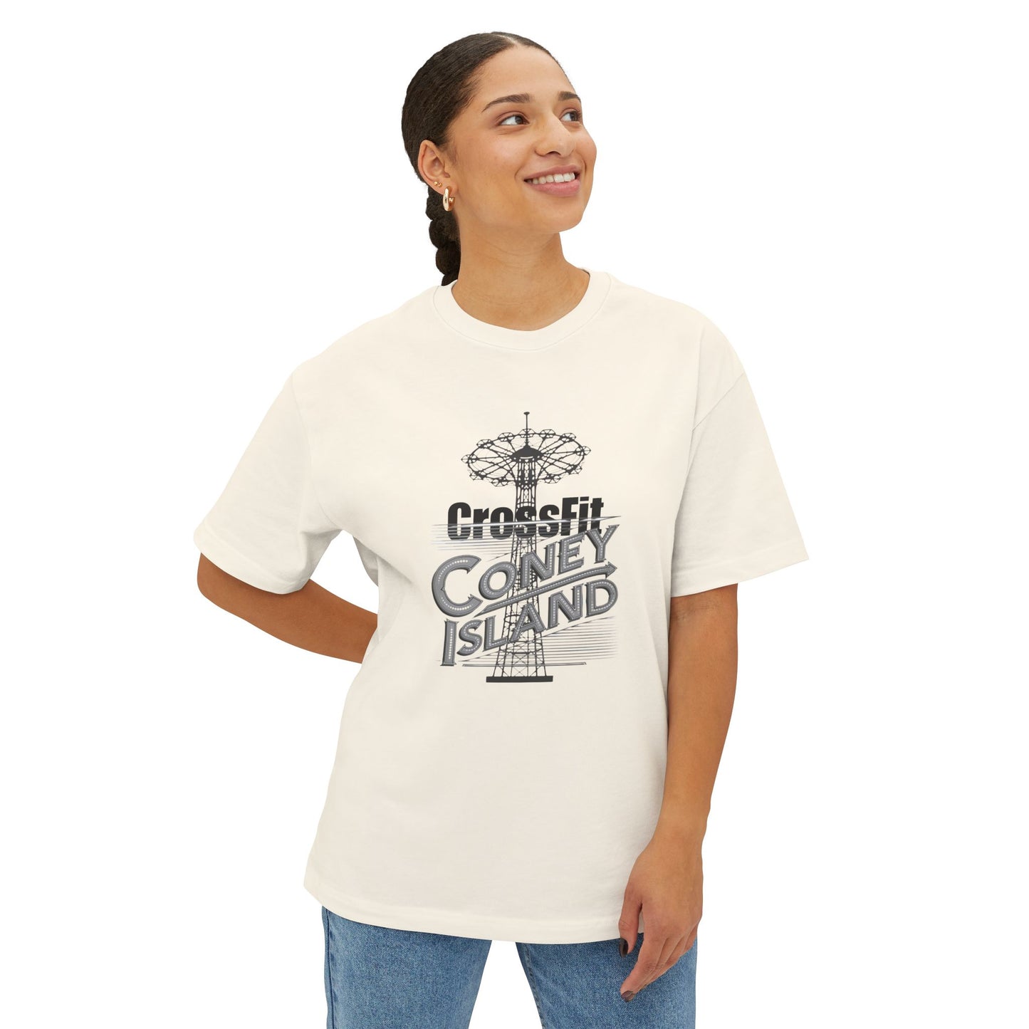 Parachute Drop - Unisex Oversized Boxy Tee