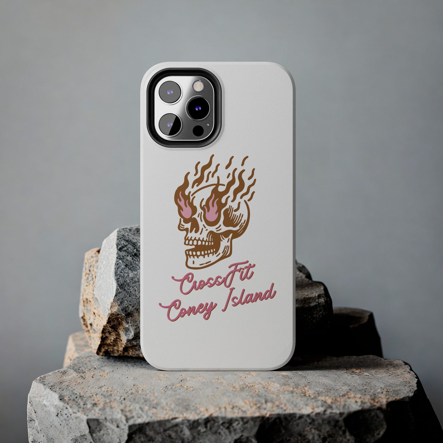 Skull on Fire - Phone Cases