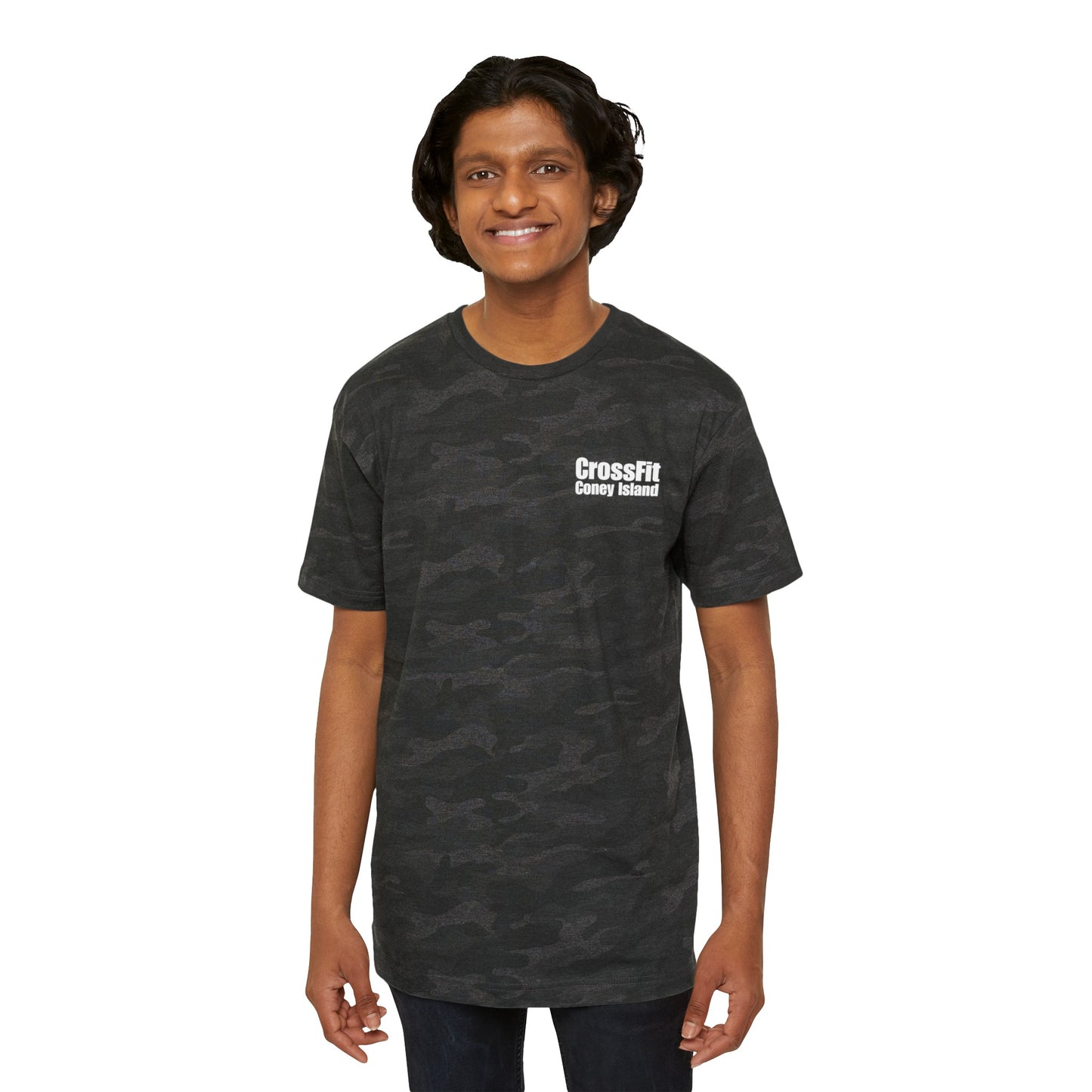 Strength is Never a Weakness - CFCI on Pocket - Men's Fine Jersey Tee