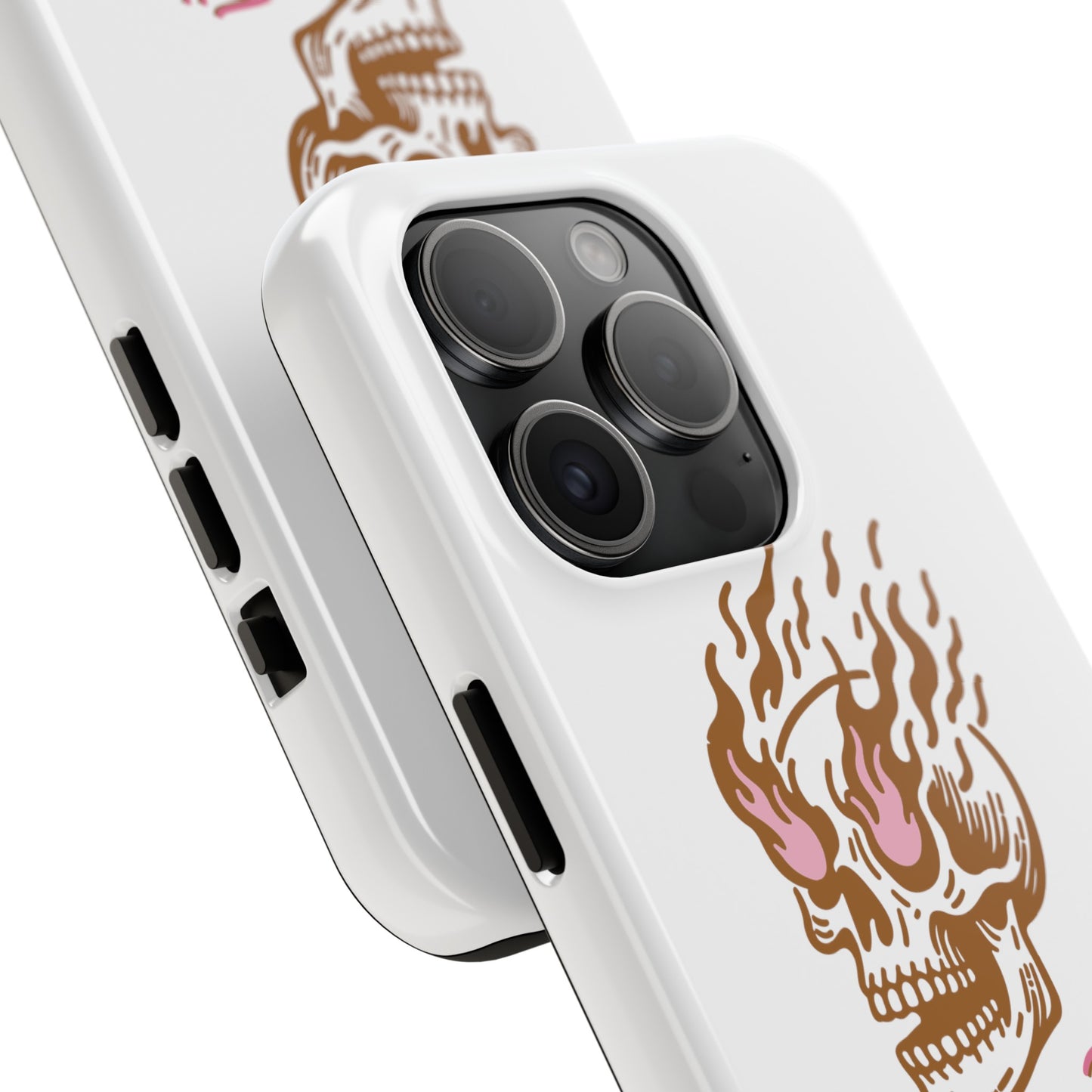 Skull on Fire - Phone Cases