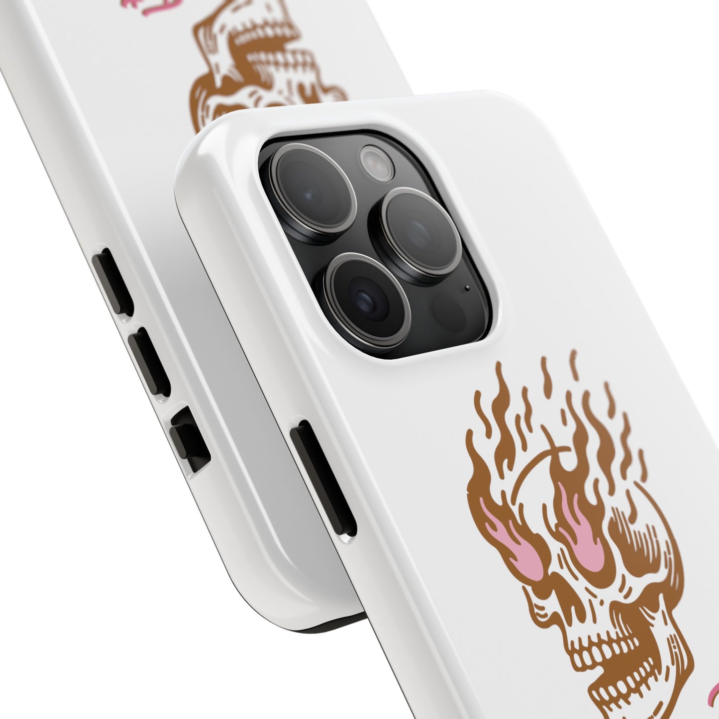 Skull on Fire - Phone Cases